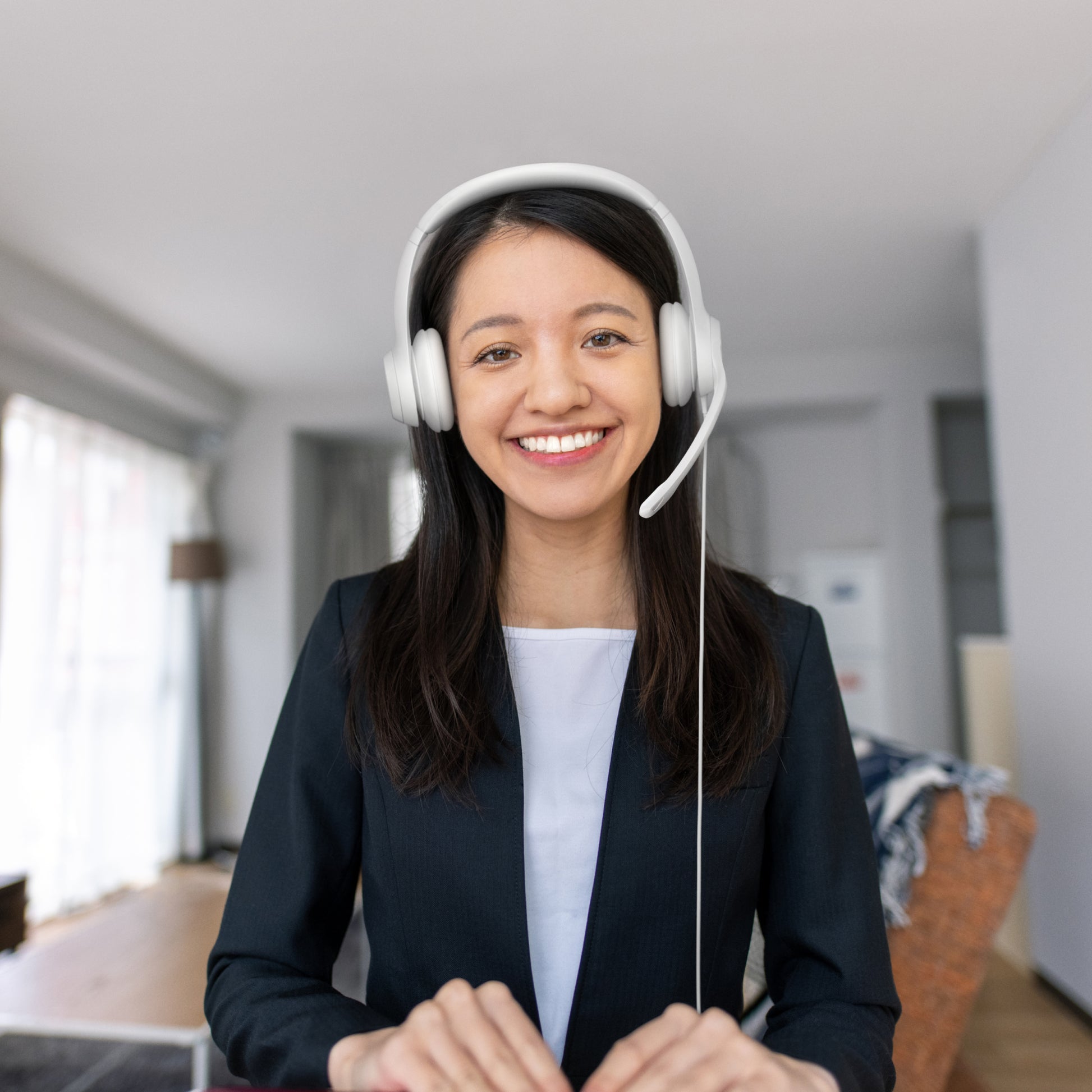 Logitech H390 – Headset – USB‑A, mit Mikrofon – Offwhite