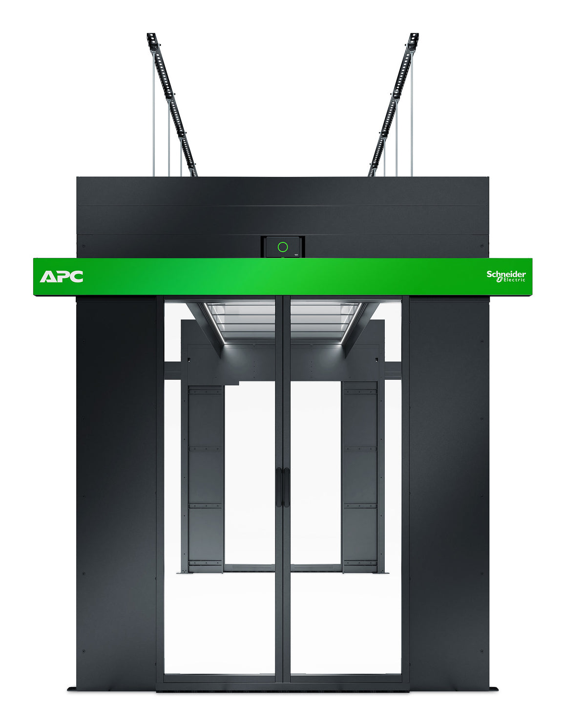 APC Regal-Schienenset – Stützstangen 1,5 m, verzinkt, Schwarz, 8 Stk.