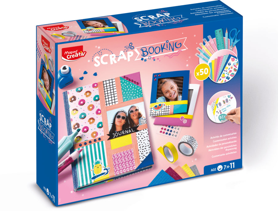 Maped Scrapbooking-Set – 50-teilig – ab 7 Jahren