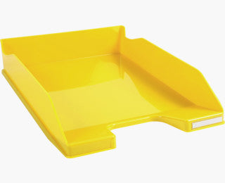 Exacompta COMBO MIDI – Briefkorb für A4, hoch, Polystyrol (PS), gelb, 347 × 65 × 255 mm