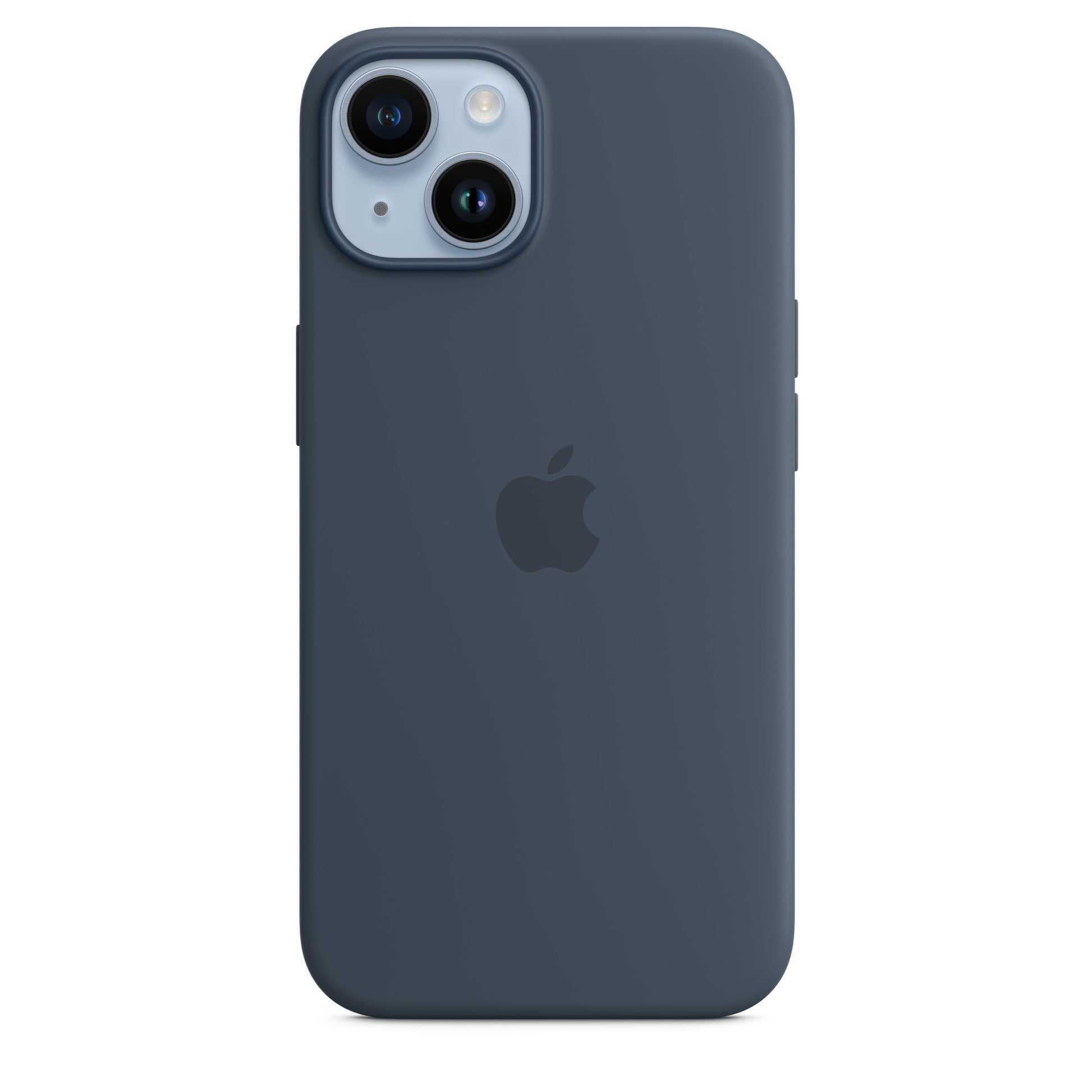Apple Backcover – für Apple iPhone 14, MagSafe, Silikon+Mikrofaser, Navy