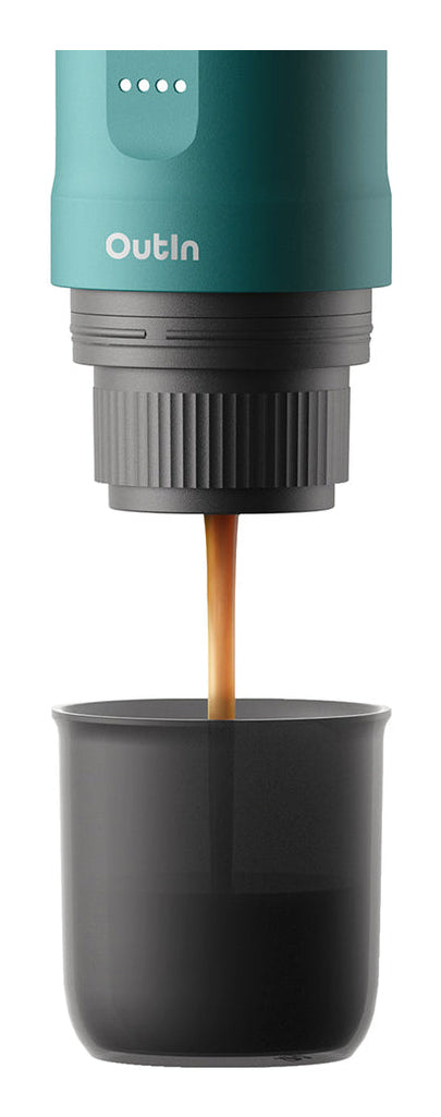 Outin Nano Kapselmaschine – für Nespresso, 0,1 l, blau, 0,9×1,9×2,5 cm