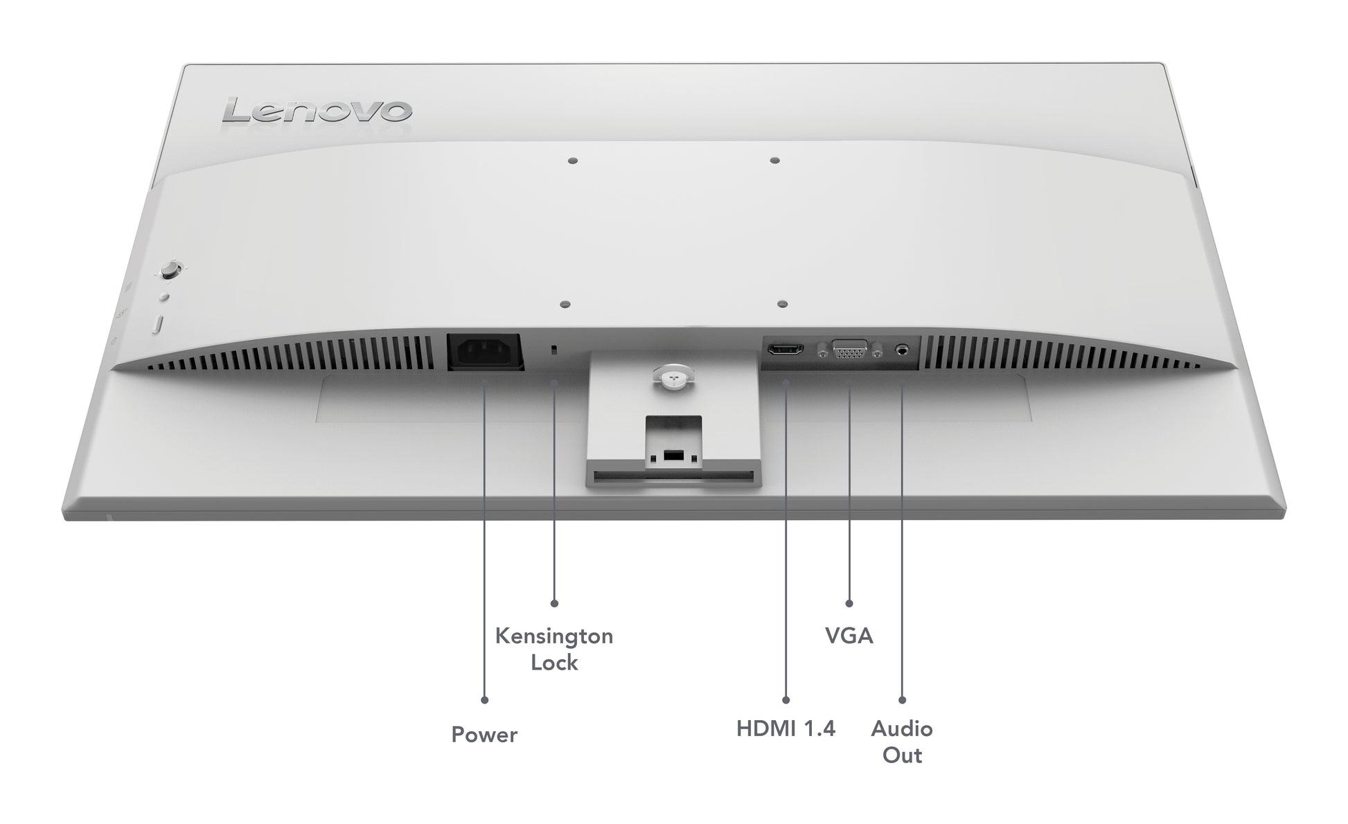 Lenovo L24-4C – Monitor, 23,8" 1920 × 1080 (Full HD), IPS, 144 Hz, 250 cd/m², VESA 100 × 100, Grau