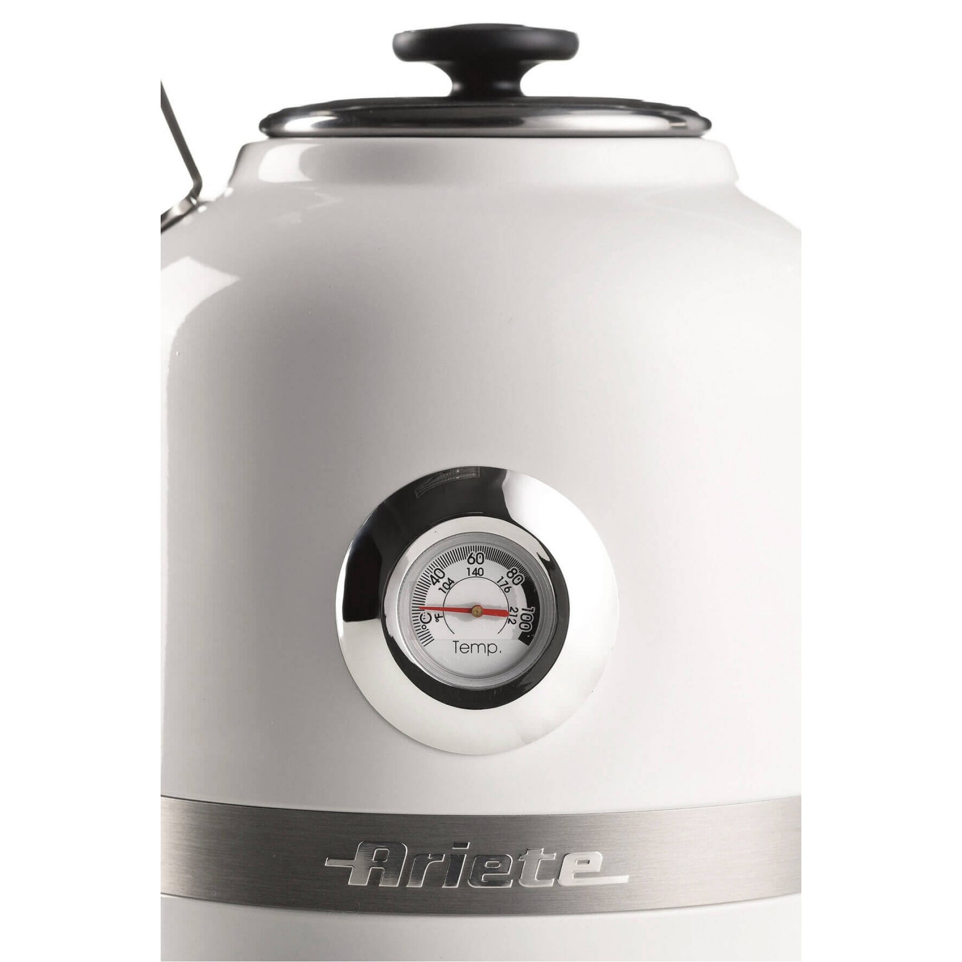 Ariete Wasserkocher – 1,5 l, Edelstahl, Weiss, ARI-2854-MOD-WH