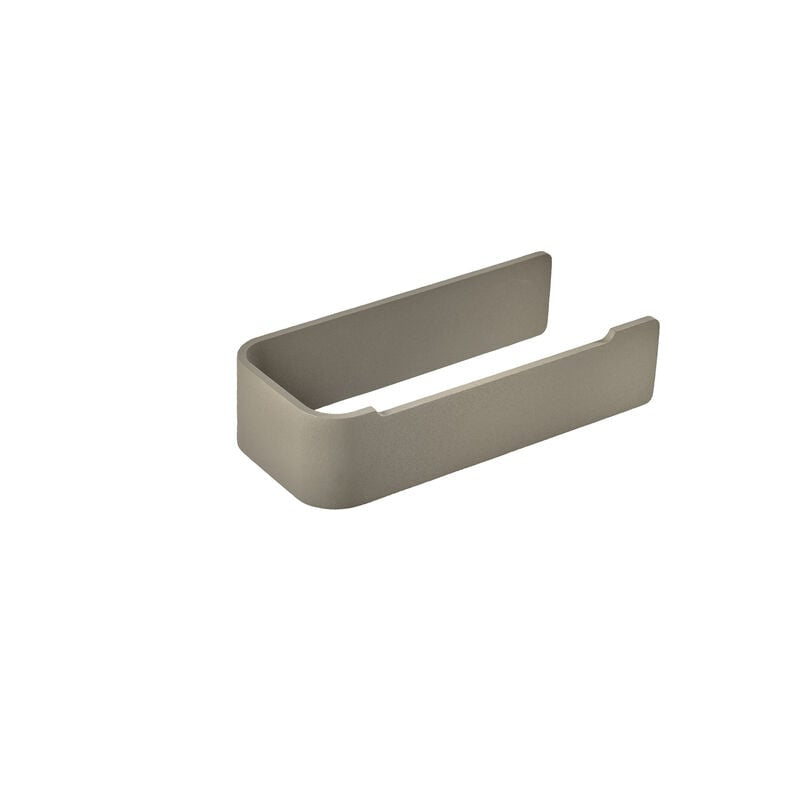 Zone Denmark Toilettenpapierhalter – Aluminium, taupe, wandmontiert, 7,6 × 16,4 × 4 cm