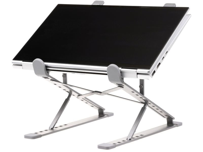 ONIT Laptop-Ständer – bis 17,3", faltbar, höhenverstellbar – Anthrazit