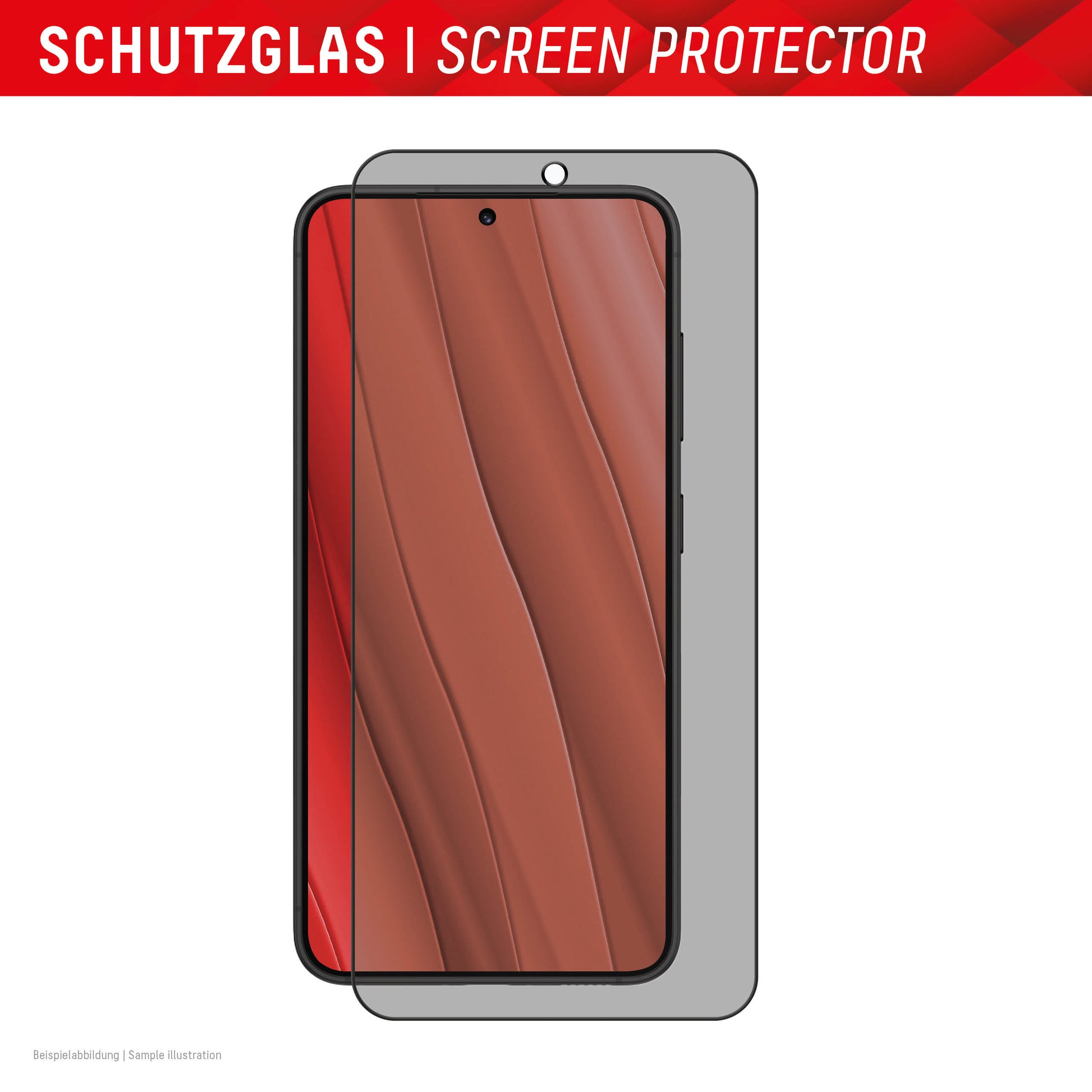E.V.I. Privacy-Filter (Panzerglas), 10H – für Galaxy S24 – mit Applikator