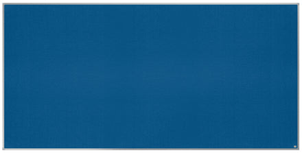 Nobo Pinnwand – Filz, Alurahmen – 240 × 120 cm, Blau, Essence