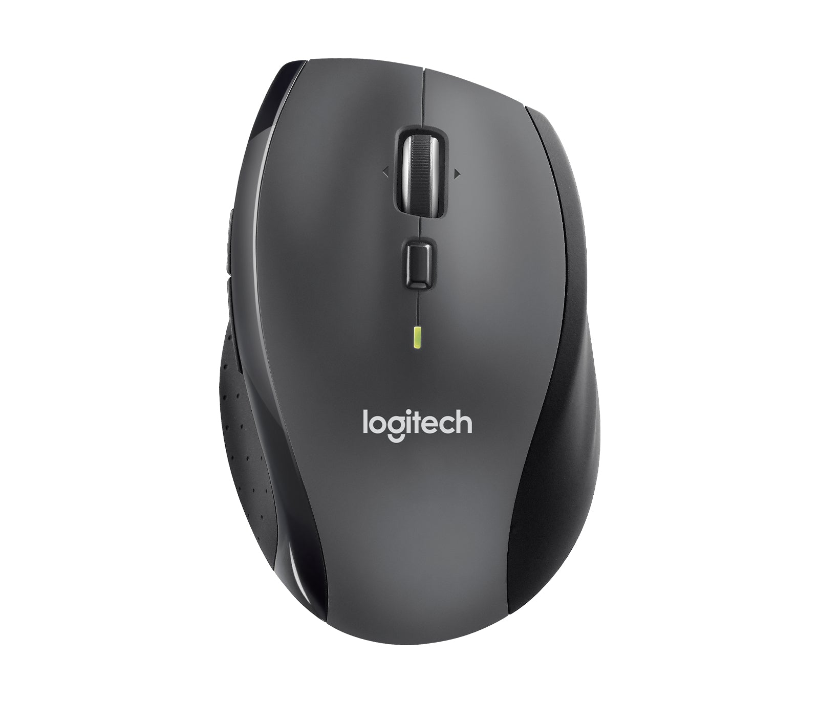 Logitech M705 Maus – kabellos, Bluetooth + 2,4 GHz, Batterieladeanzeige, Anthrazit