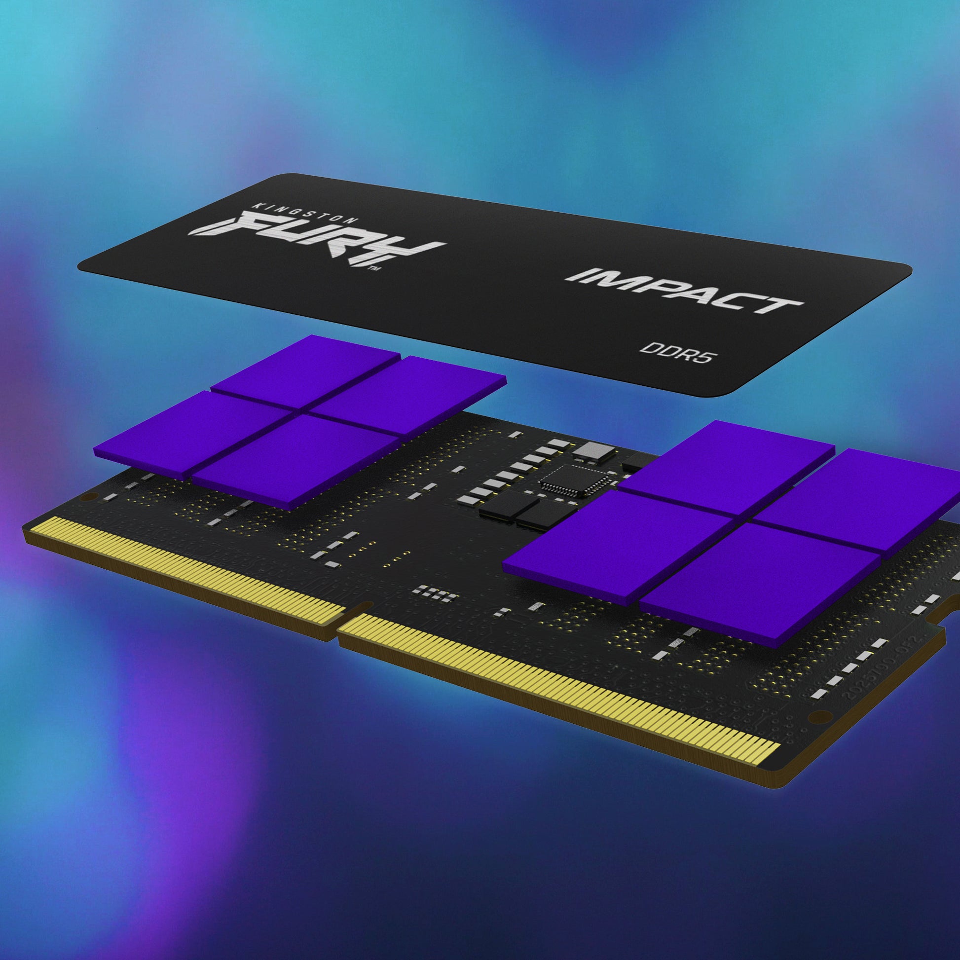 Kingston Technology Kingston FURY Impact – SO-DIMM DDR5 – 16 GB, 6400 MT/s, CL38, XMP 3.0, Schwarz