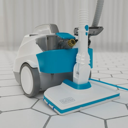 Black & Decker BLACK+DECKER Dampfreiniger – 1200 ml, weiss, für Arbeitsflächen