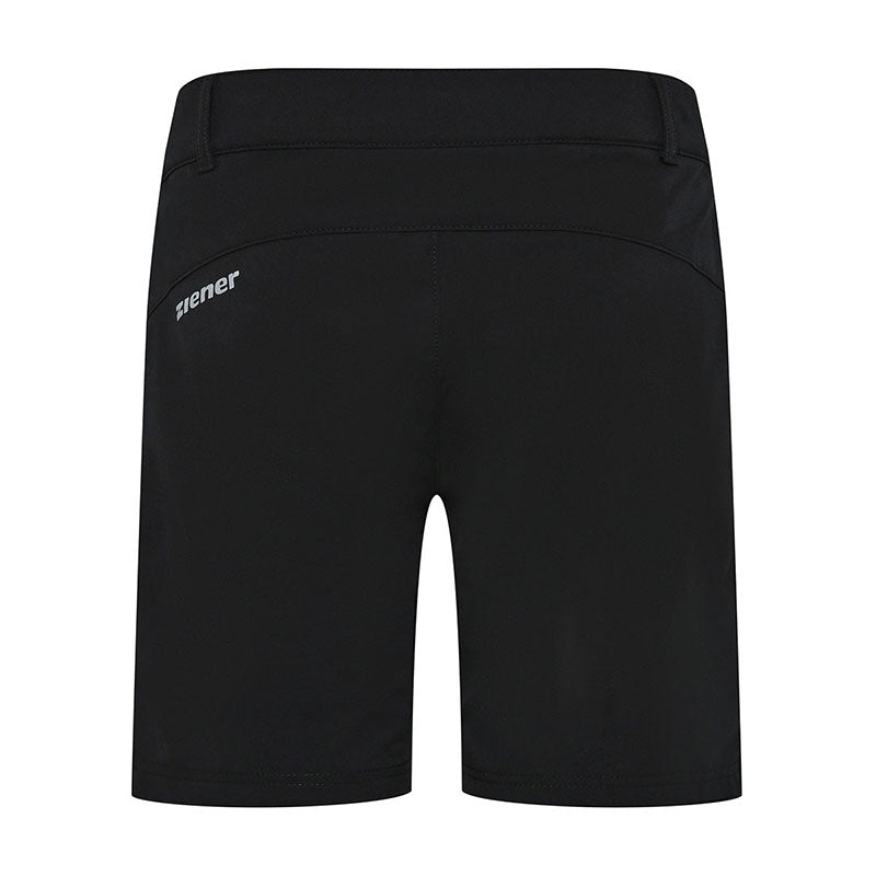 Ziener Velohose – Gr. 140, 1 Stück – Schwarz, Polyester, kurz, 2 Reissverschlusstaschen