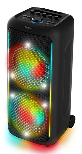 Philips TAX5000E/10 – Party-Lautsprecher – 100 W, 14 h Akku, LED, Bluetooth 5.4, IPX4, Schwarz