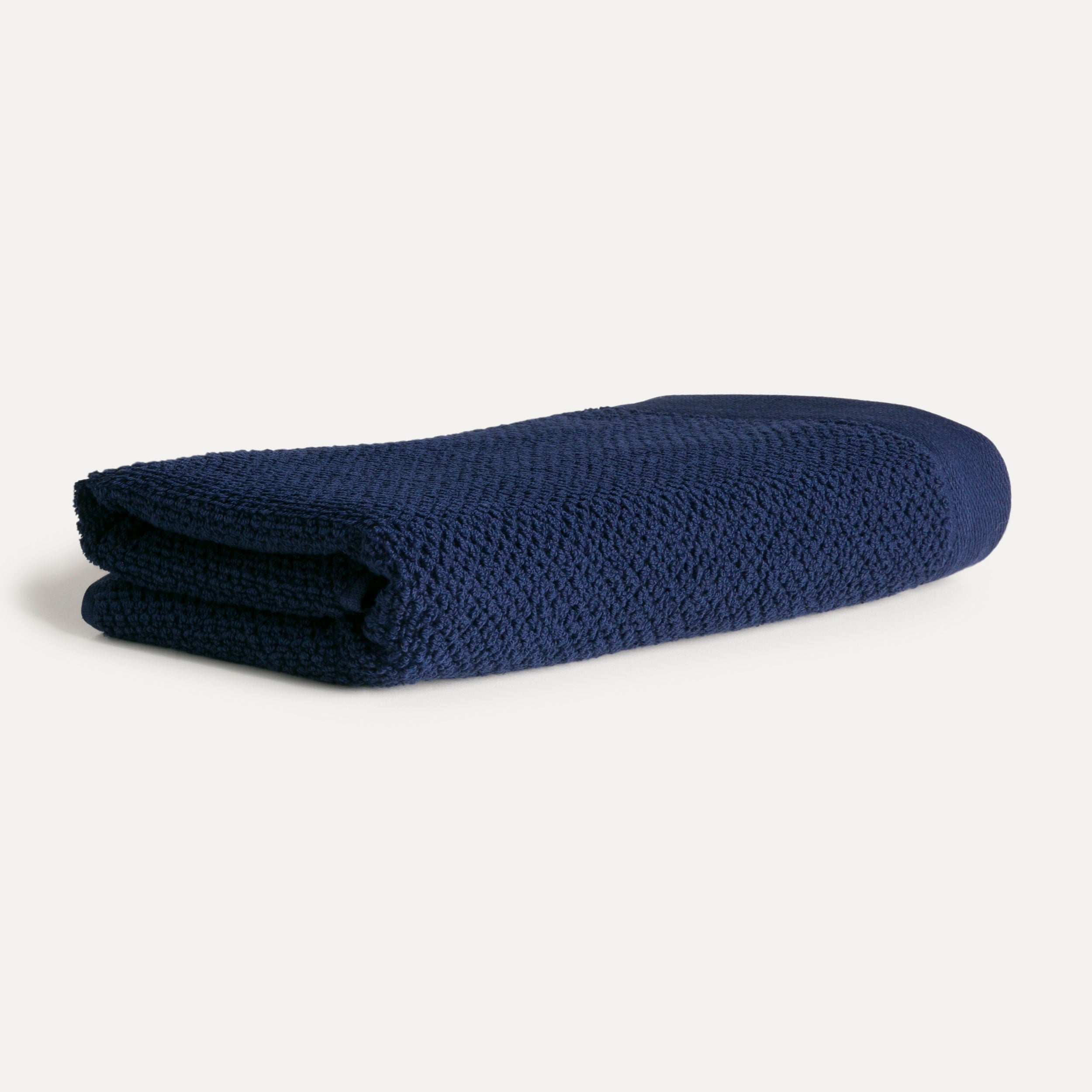 Möve Duschtuch Bliss Perlstruktur – 67 × 140 cm, Dunkelblau, Baumwolle, 500 g/m², OEKO-TEX