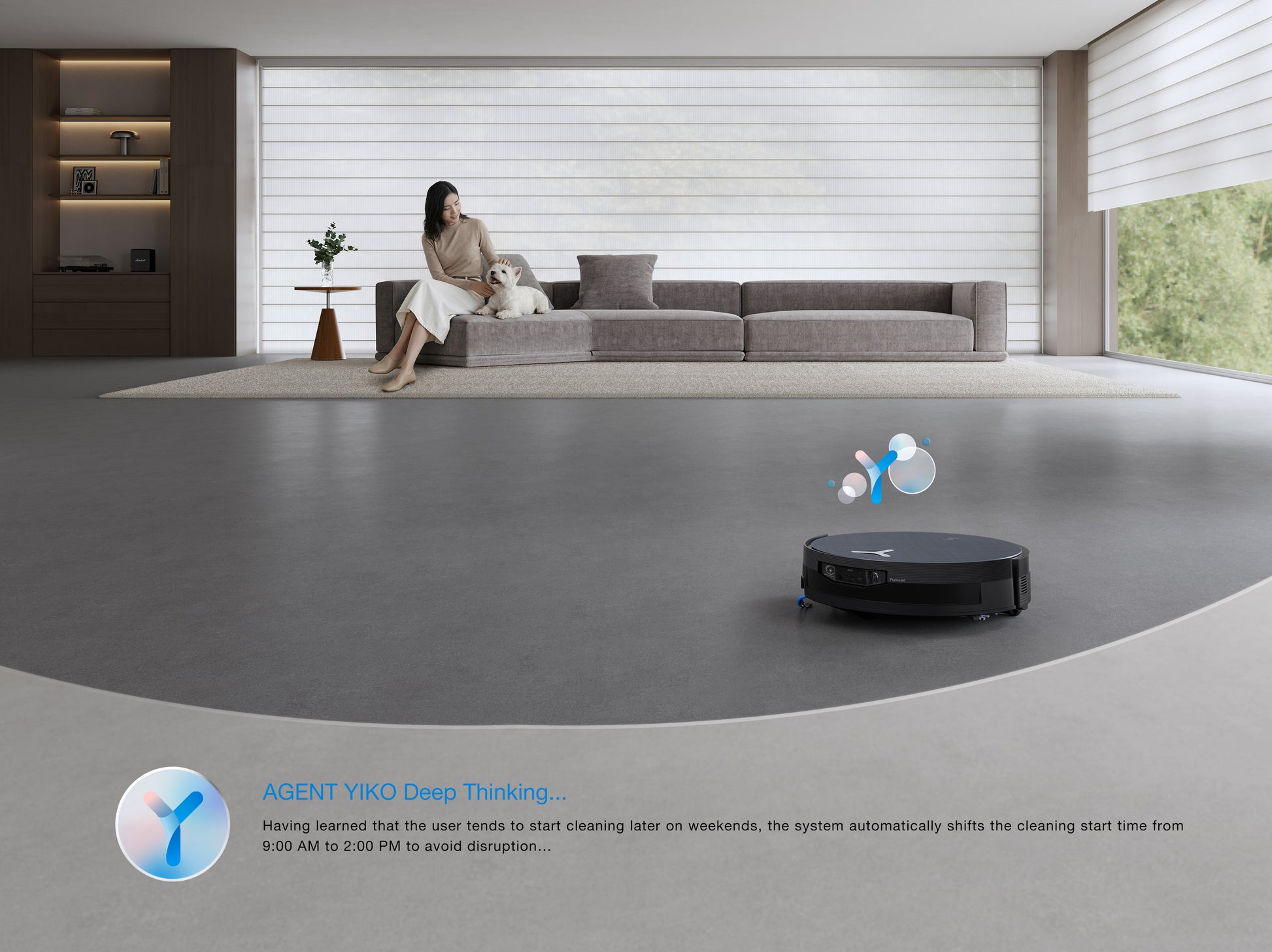 Ecovacs Saugroboter DEEBOT X12 OmniCyclone mit Absaugstation und Wischfunktion – 22000 Pa, 497 min