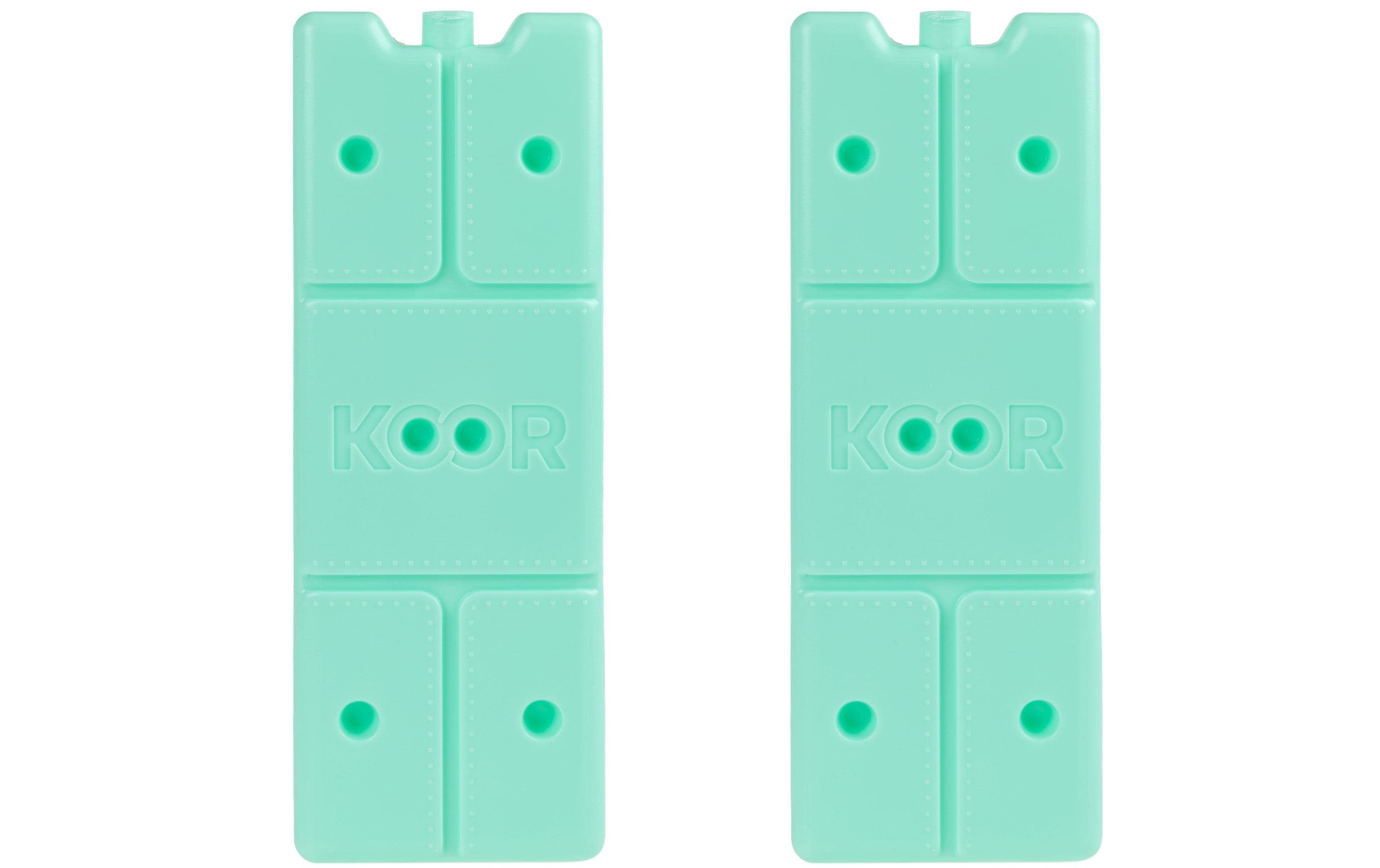 KOOR Kühlelement Arctico M – Lebensmittelecht, Rechteckig – 90×20×250 mm – Mint – 2 Stk.