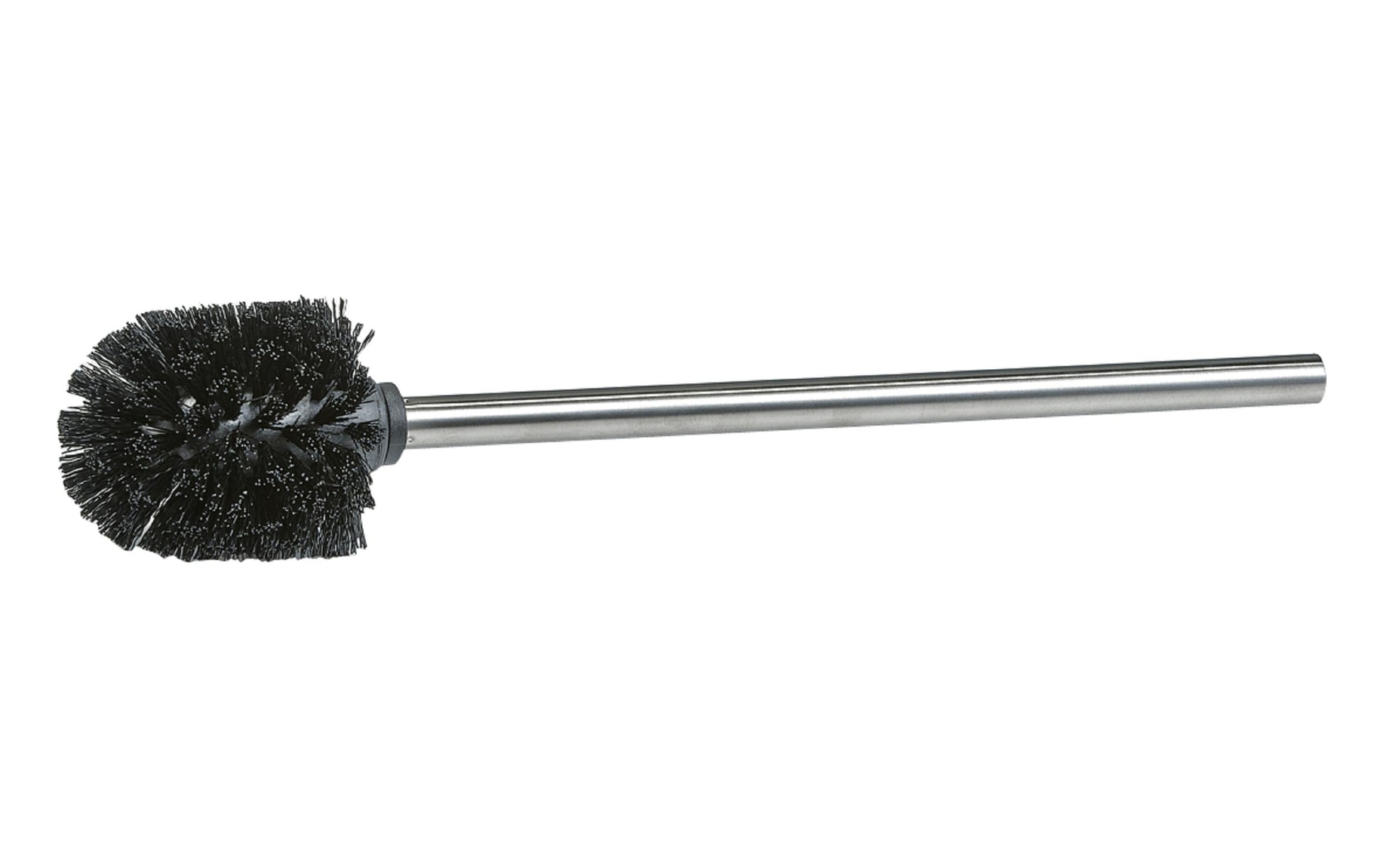 Zeller Present Ersatzbürstenkopf – Edelstahl, Schwarz, Ø 7,5 cm, H 39,5 cm