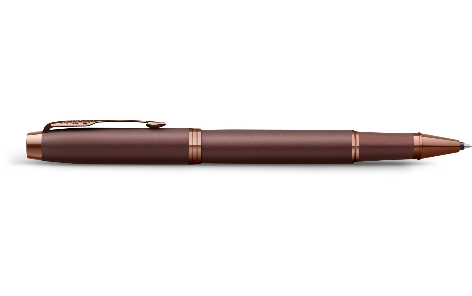 Parker IM Mono Burgundy – Tintenroller, Druckmechanik, fein (F), schwarz, Geschenkbox