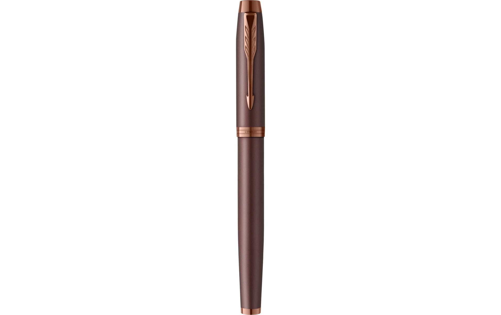 Parker 2190512 – Federspitze M – für Rechts- & Linkshänder – braun, blau – Patronen