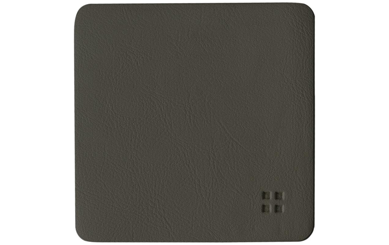 Sola Glasuntersetzer – 10 × 10 cm, Kunststoff, Anthrazit