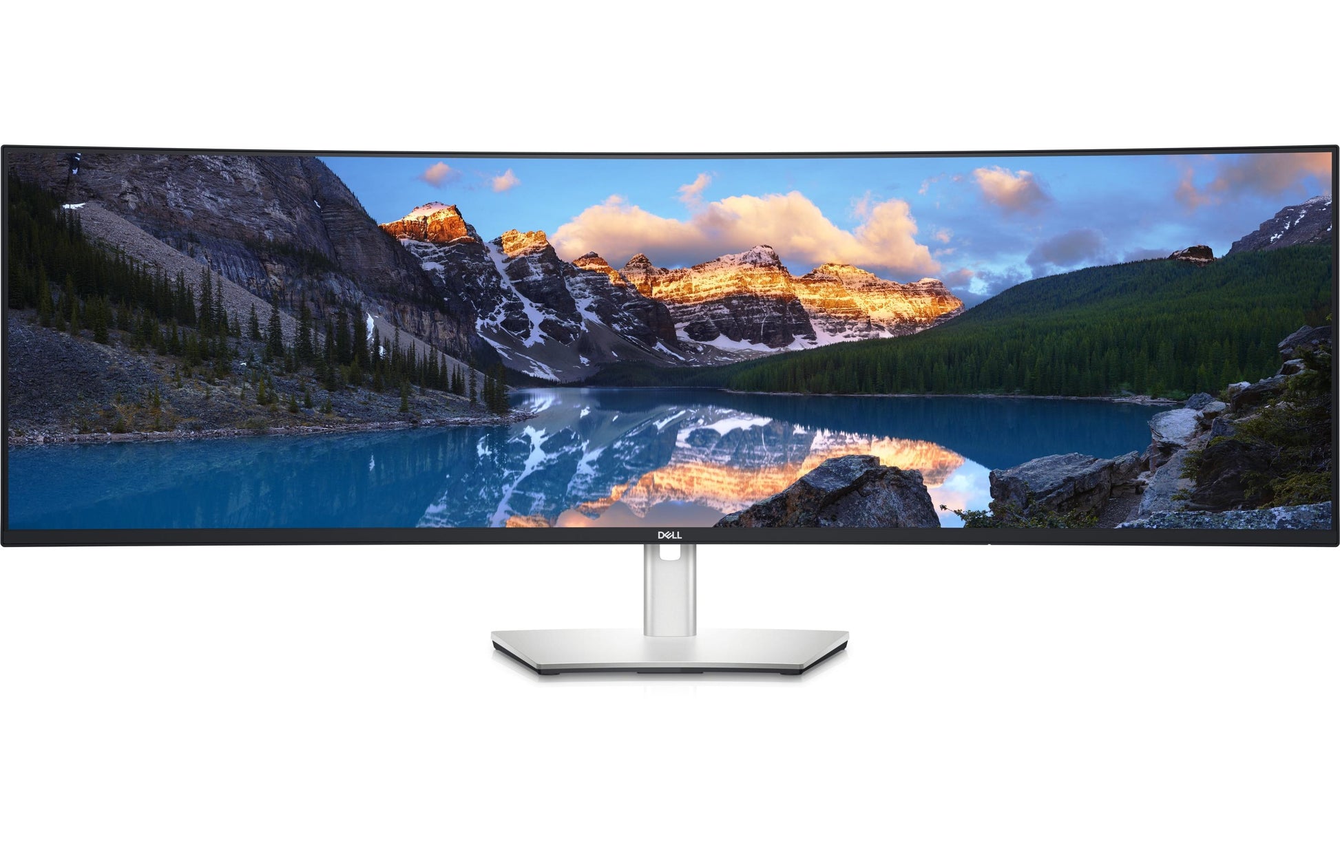 DELL UltraSharp U4924DW – Monitor, 49", 60 Hz, 350 cd/m², KVM, USB-C, Lautsprecher, VESA 100 × 100, Schwarz