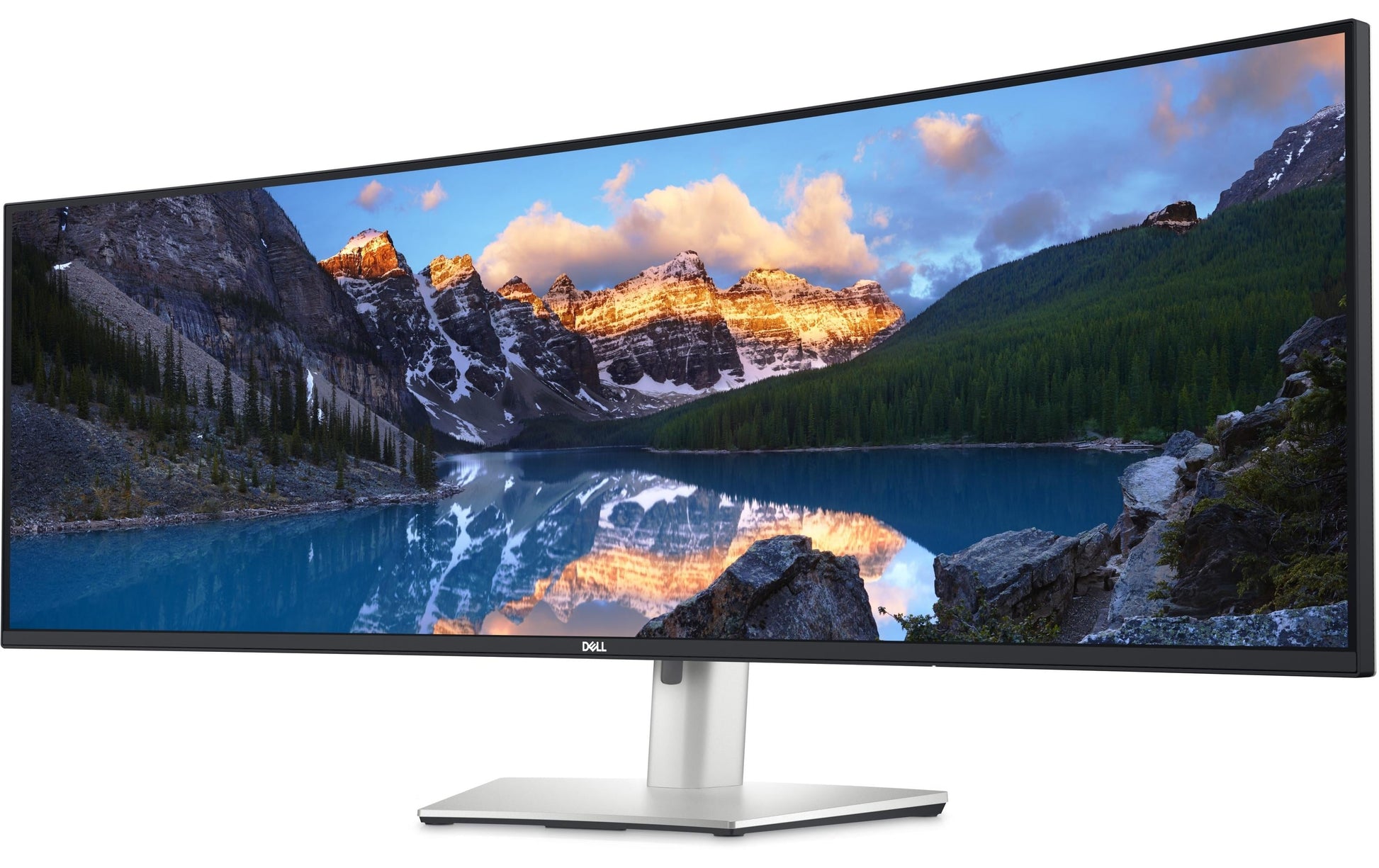 DELL UltraSharp U4924DW – Monitor, 49", 60 Hz, 350 cd/m², KVM, USB-C, Lautsprecher, VESA 100 × 100, Schwarz
