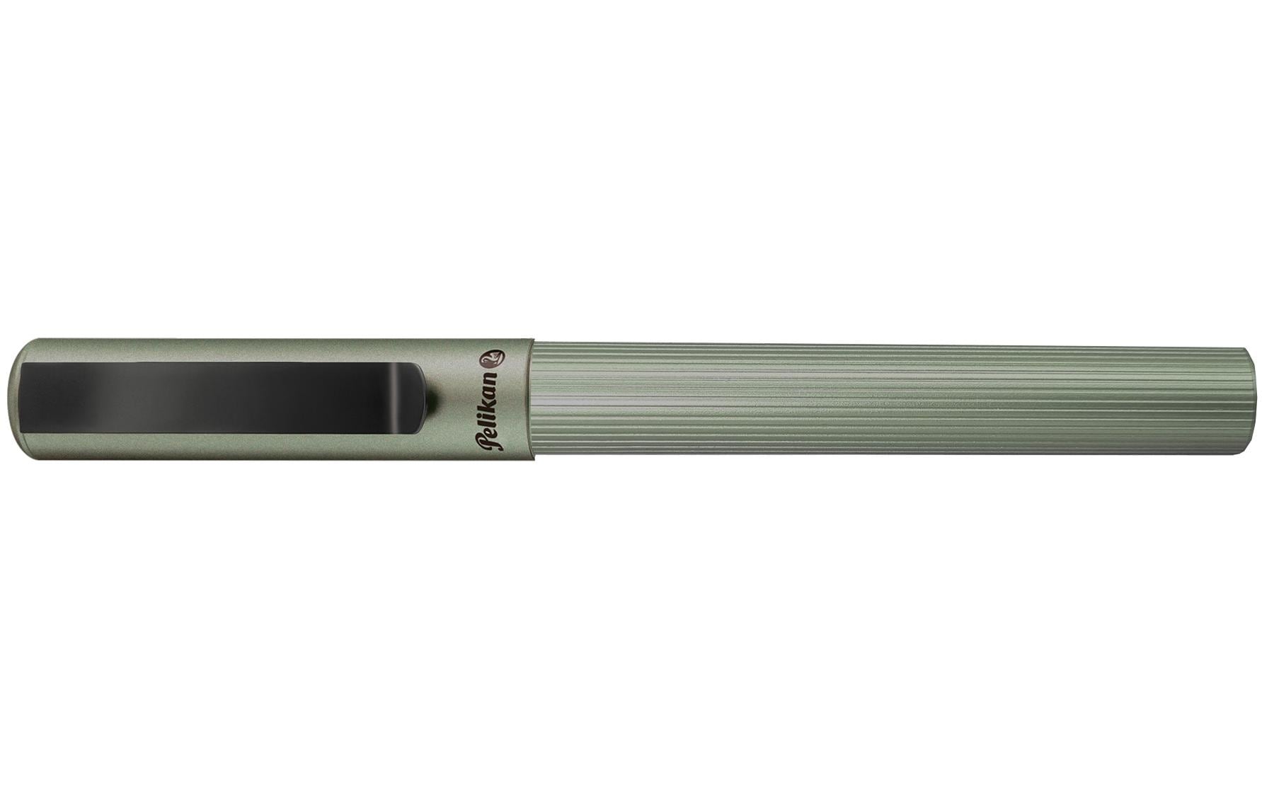 Pelikan Pina Colada Classic – Tintenroller, 0,7 mm, blau, olive – 4 Stk.