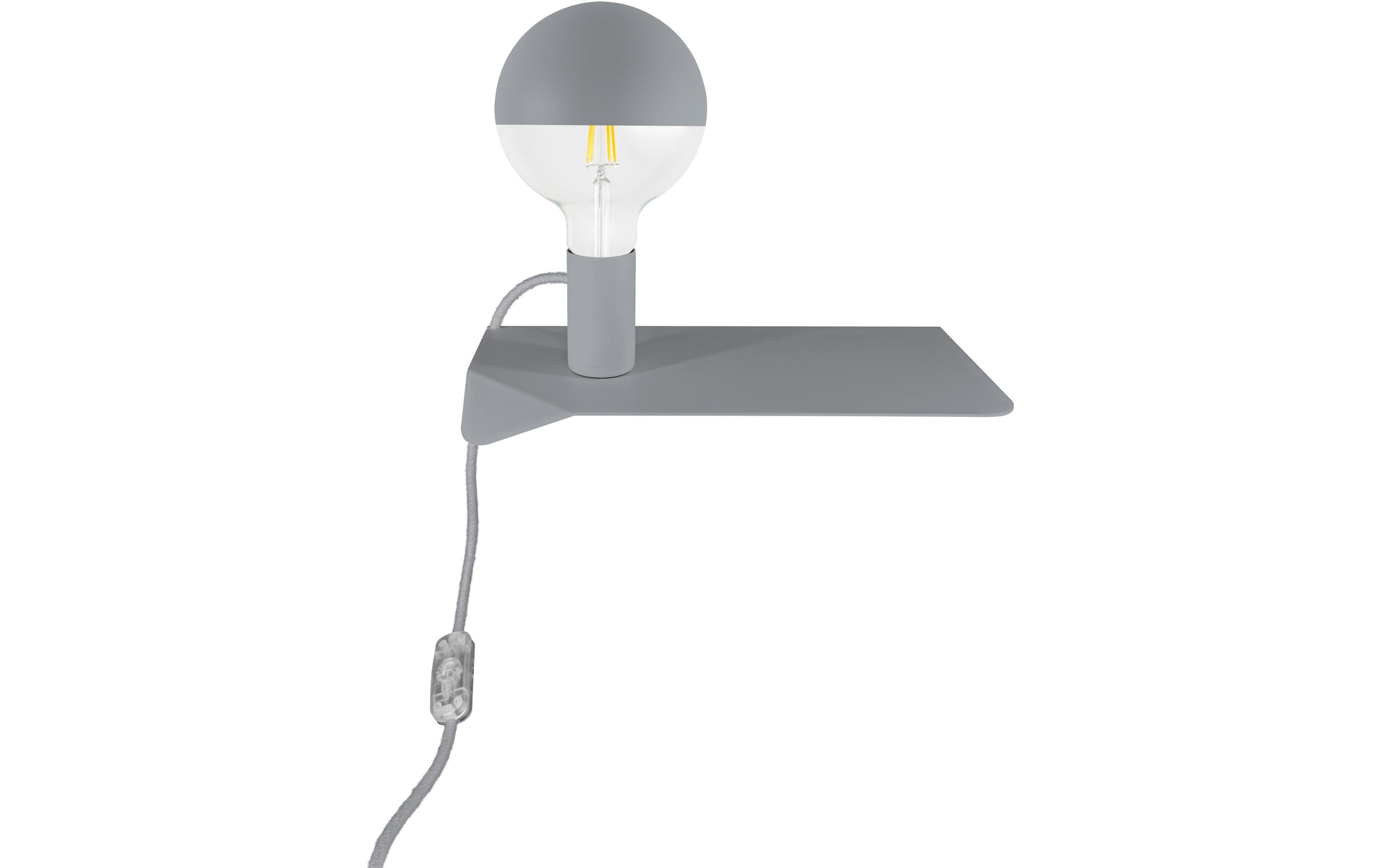 Filotto Wandleuchte COMBO MARIA – Ø 12,5 × 17,8 cm, 806 lm, 7 W, 2700 K, nicht dimmbar, grau