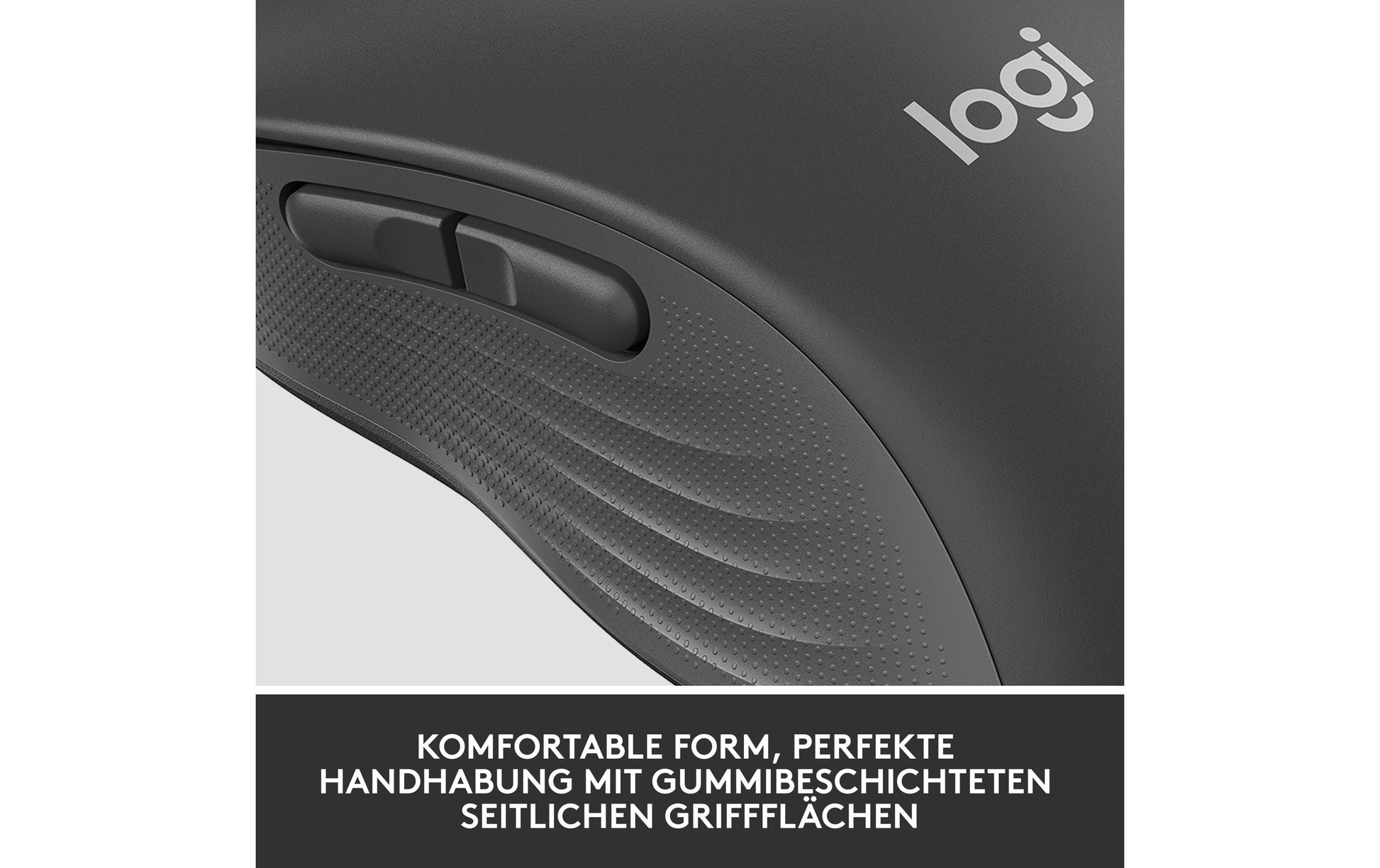 Logitech M650 für Business Business-Maus – für Rechtshänder, für Handflächengrösse M, Graphit