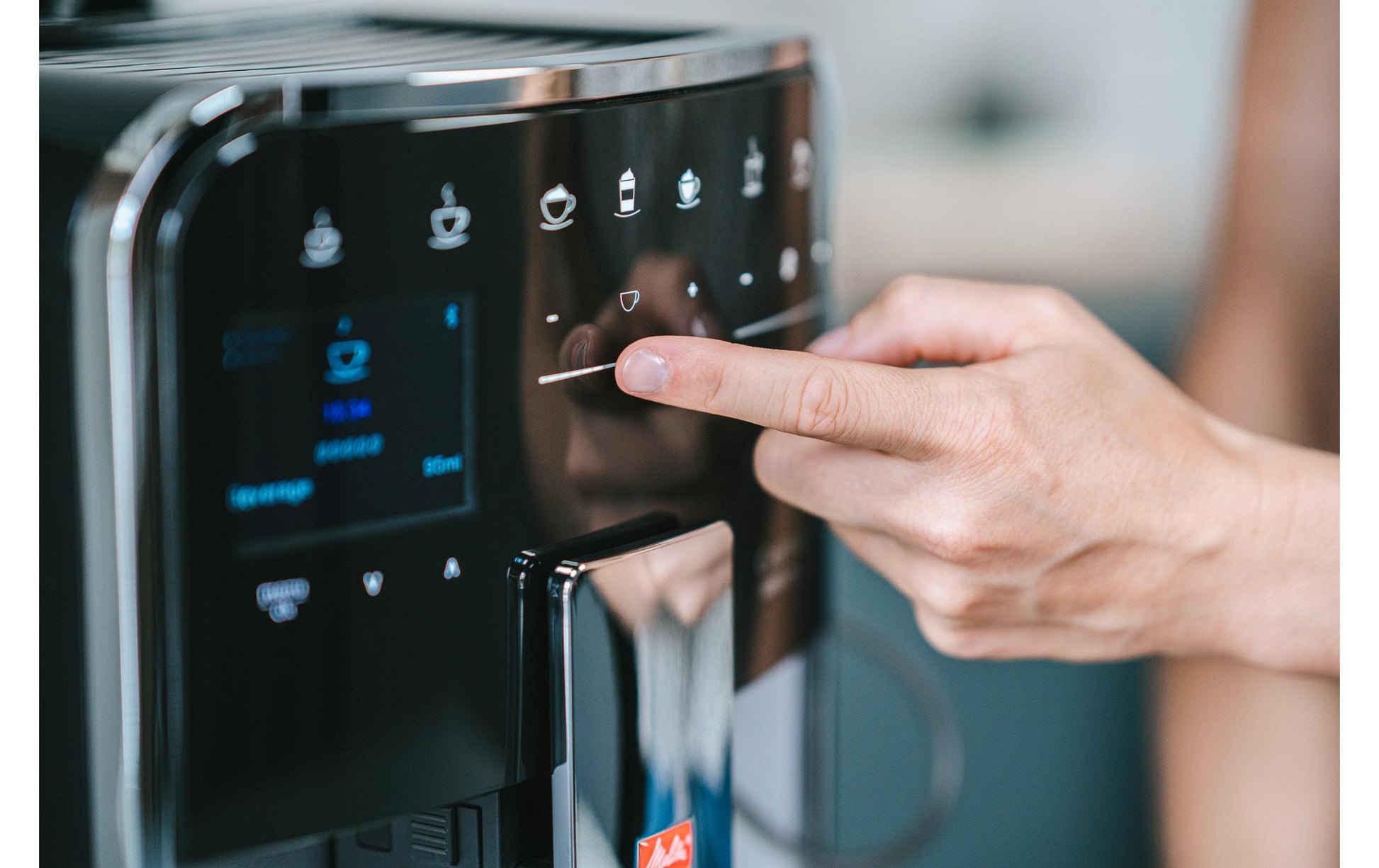 Melitta Barista Smart Kaffeevollautomat – 15 bar, 1,8 l, 270 g, Edelstahl