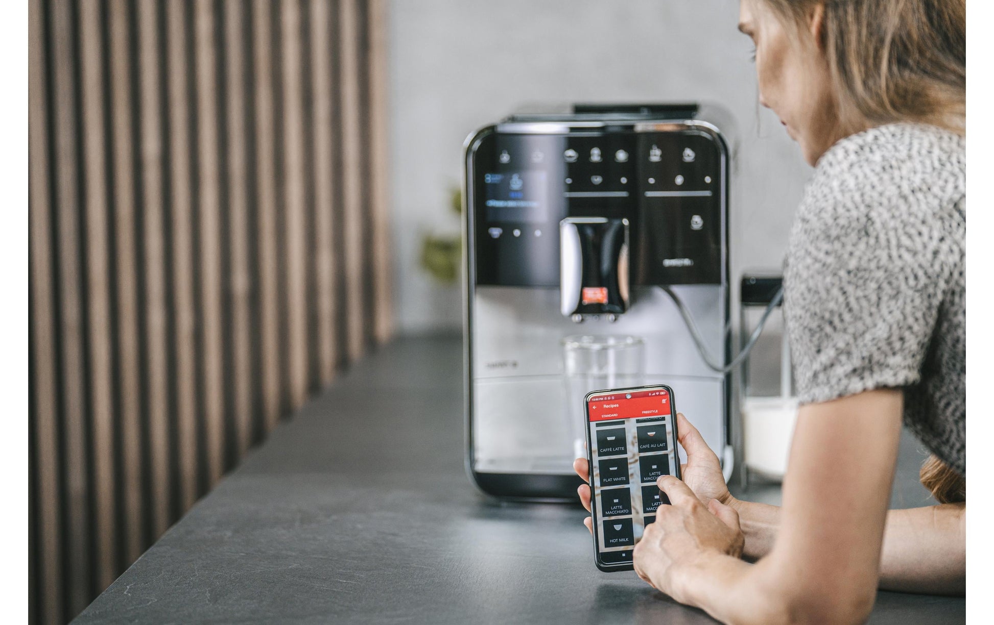Melitta Barista Smart Kaffeevollautomat – 15 bar, 1,8 l, 270 g, Schwarz