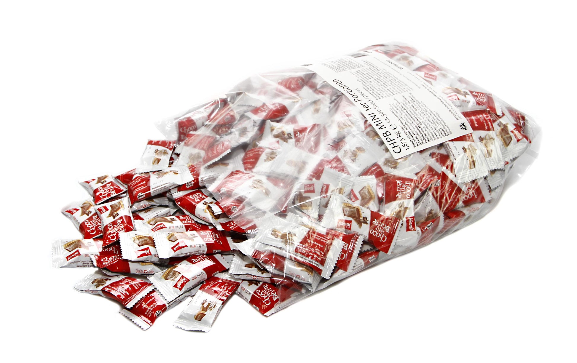 Wernli Choco Petit Beurre – Gebäck, Minis, 300 × 6,25 g (1,875 kg)