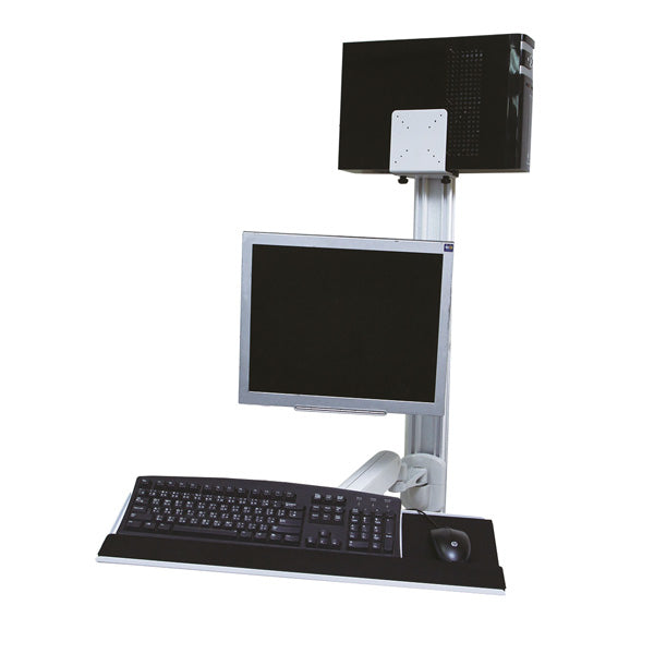 VALUE Monitor-Wandhalterung – bis 15 kg/Monitor – Gasfeder – für VESA 75×75/100×100 mm