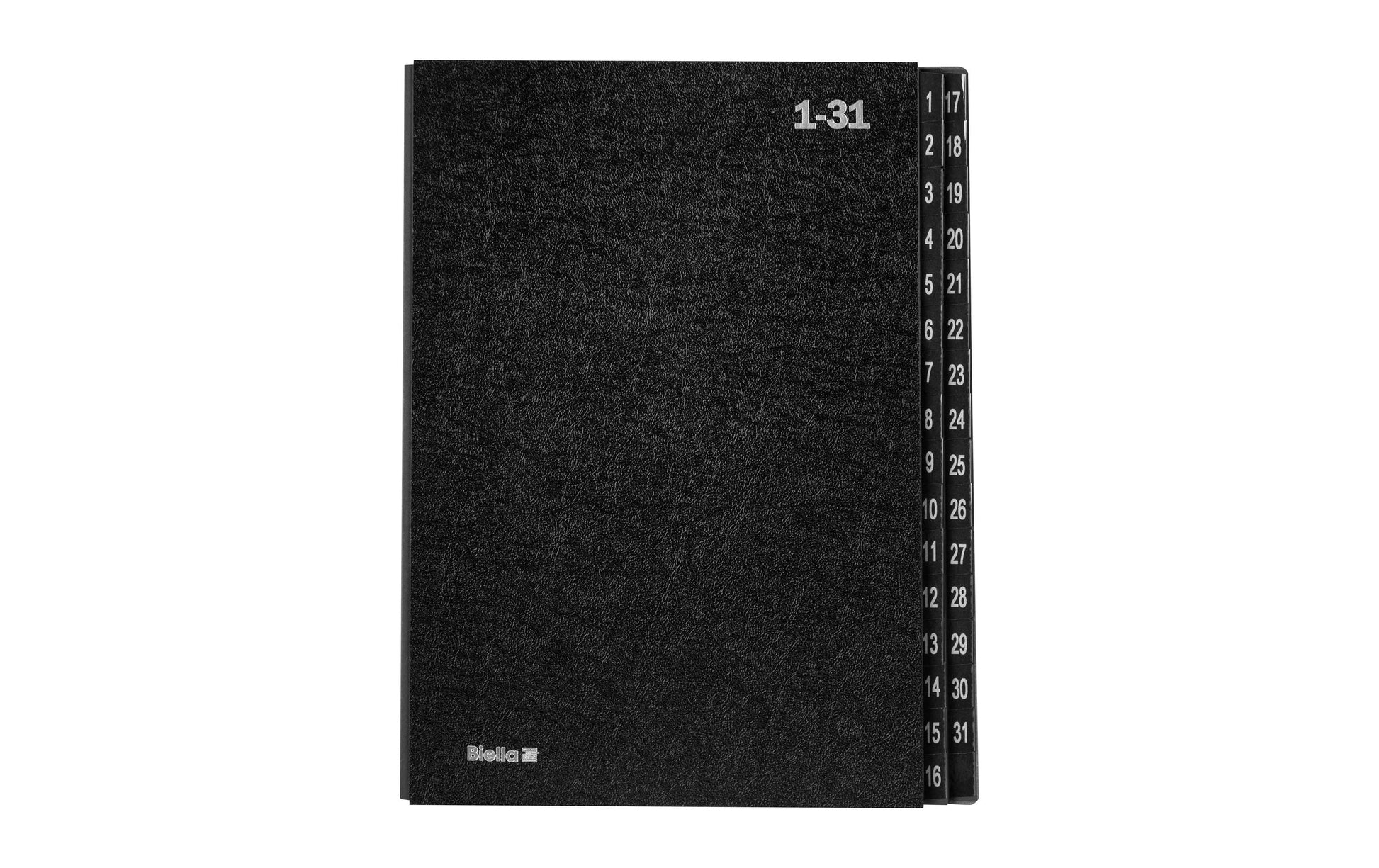 Biella Sammelmappe für A4, Karton, Schwarz