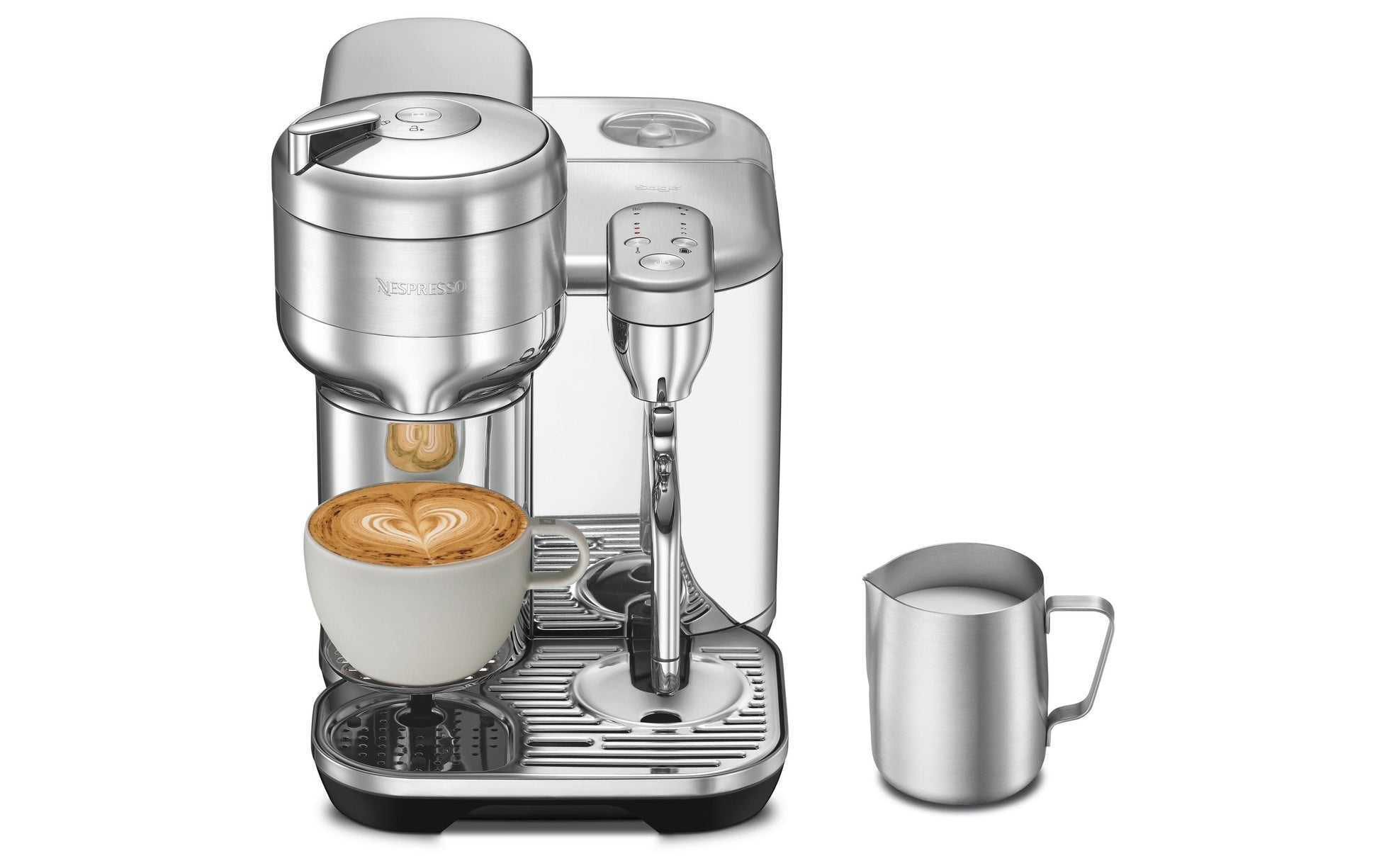 Sage Software Sage Vertuo Creatista Kapselmaschine – für Nespresso Vertuo, 2 l, silber