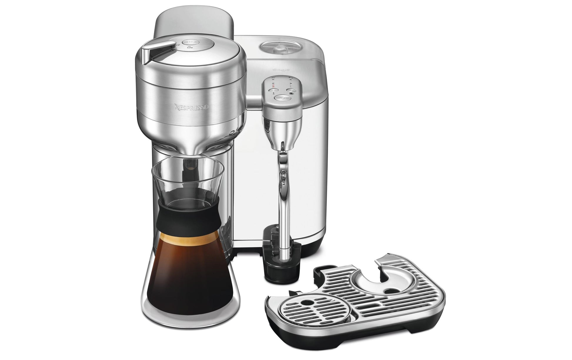 Sage Software Sage Vertuo Creatista Kapselmaschine – für Nespresso Vertuo, 2 l, silber