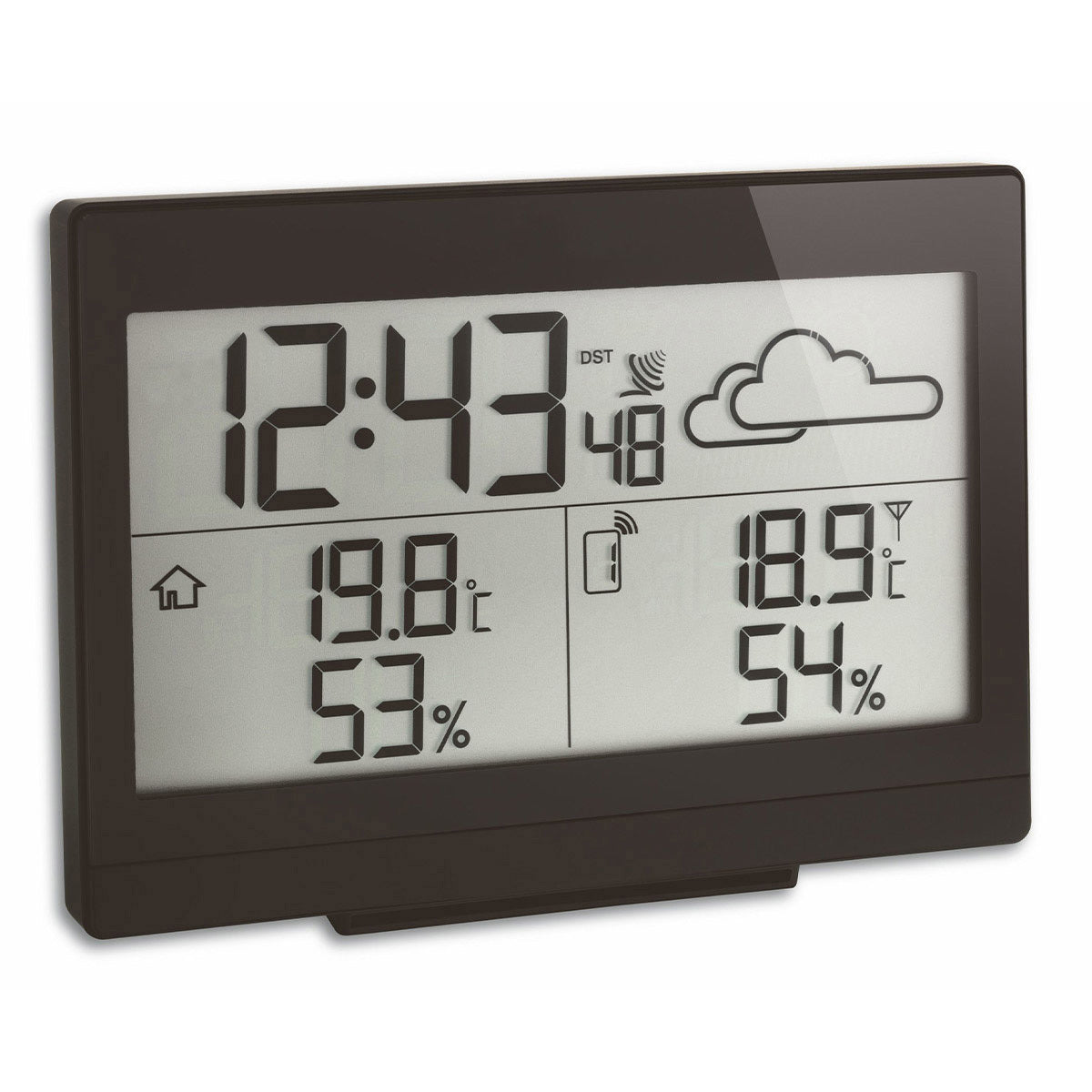 TFA-Dostmann CASA Temperatur-/Feuchtesensor – Kabellos, −40–70 °C, 20–90 %, Innen/Aussen
