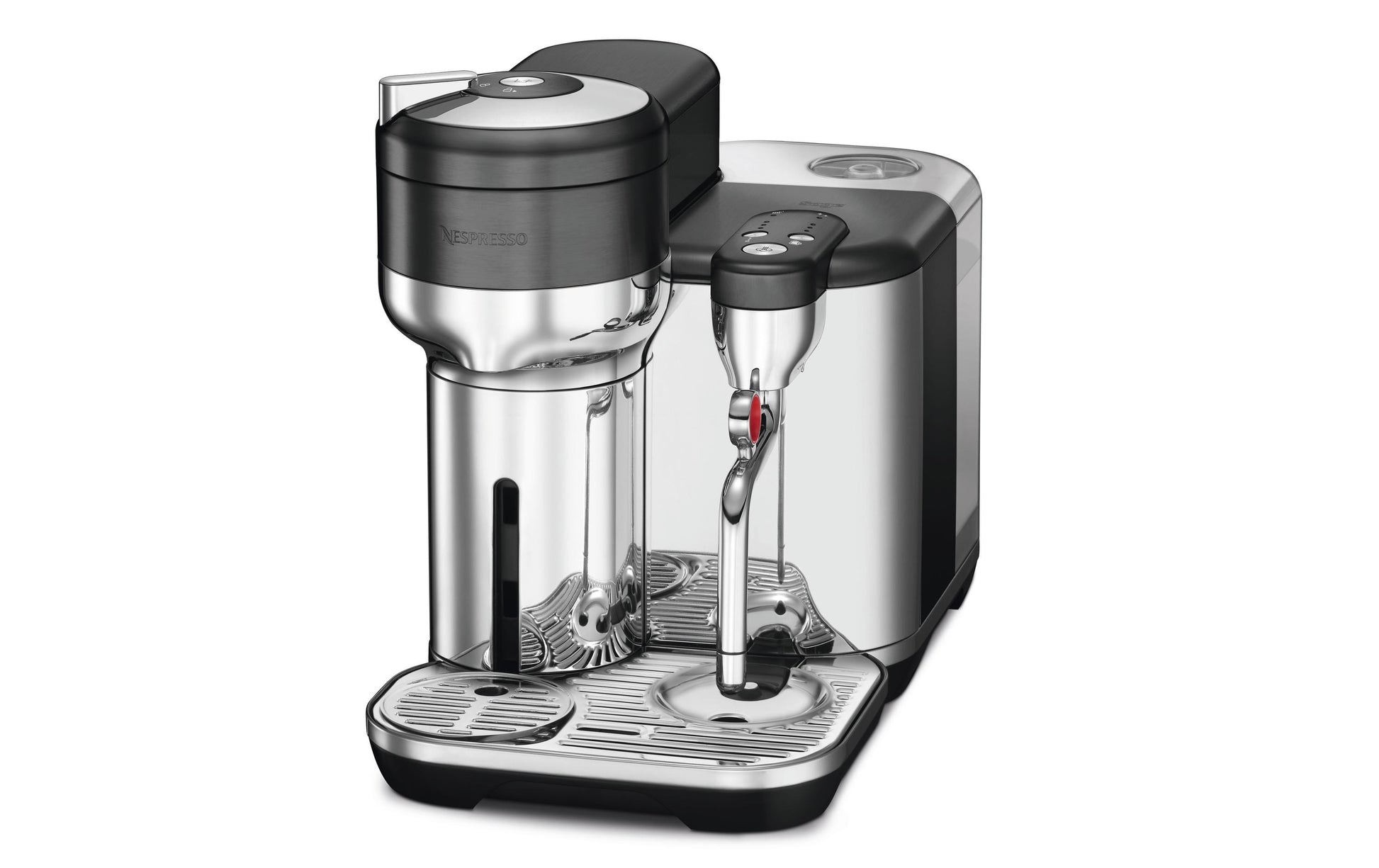 Sage Software Sage Creatista Kapselmaschine – für Nespresso Vertuo, 2 l, silber