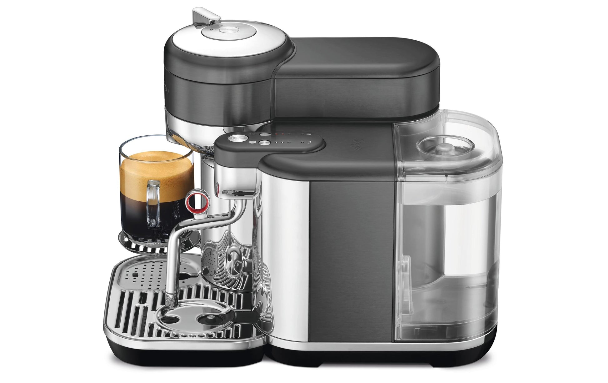 Sage Software Sage Creatista Kapselmaschine – für Nespresso Vertuo, 2 l, silber