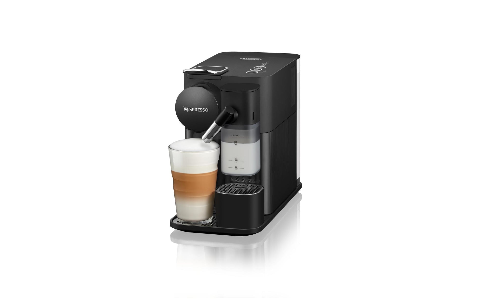 De’Longhi Lattissima One Kapselmaschine – für Nespresso-Kapseln, 19 bar, 1 l, Schwarz