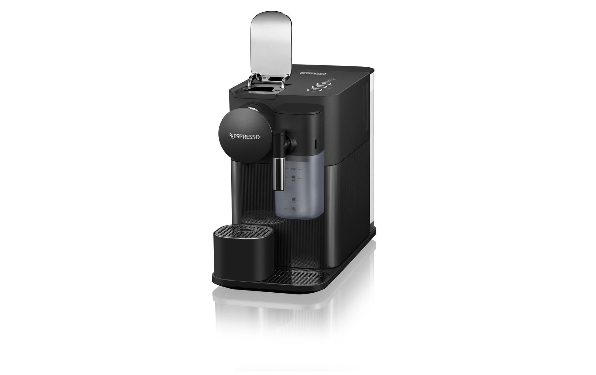De’Longhi Lattissima One Kapselmaschine – für Nespresso-Kapseln, 19 bar, 1 l, Schwarz