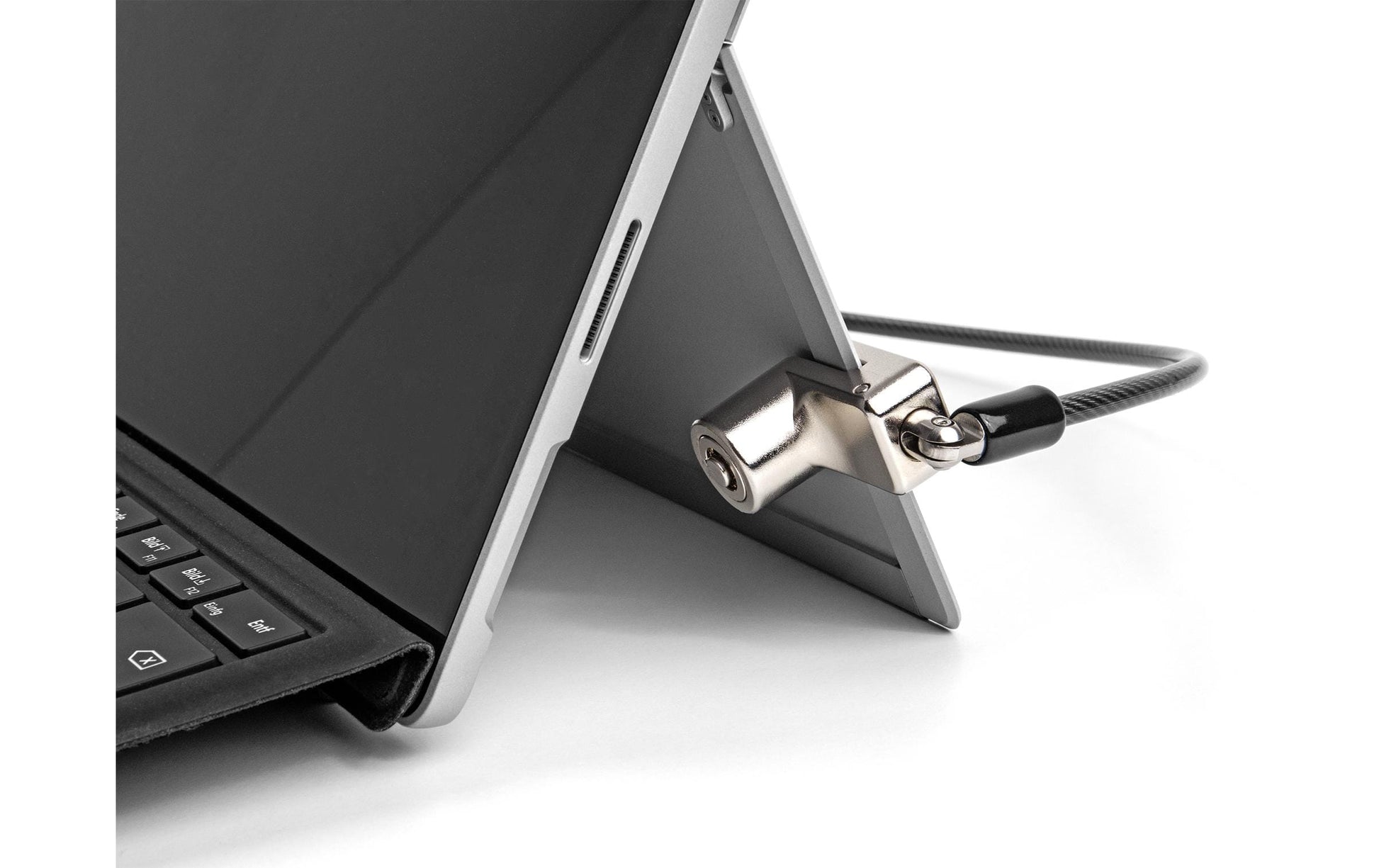 Navilock Notebookschloss – für Microsoft Surface Pro (Auswahl), Karbonstahl, schwarz