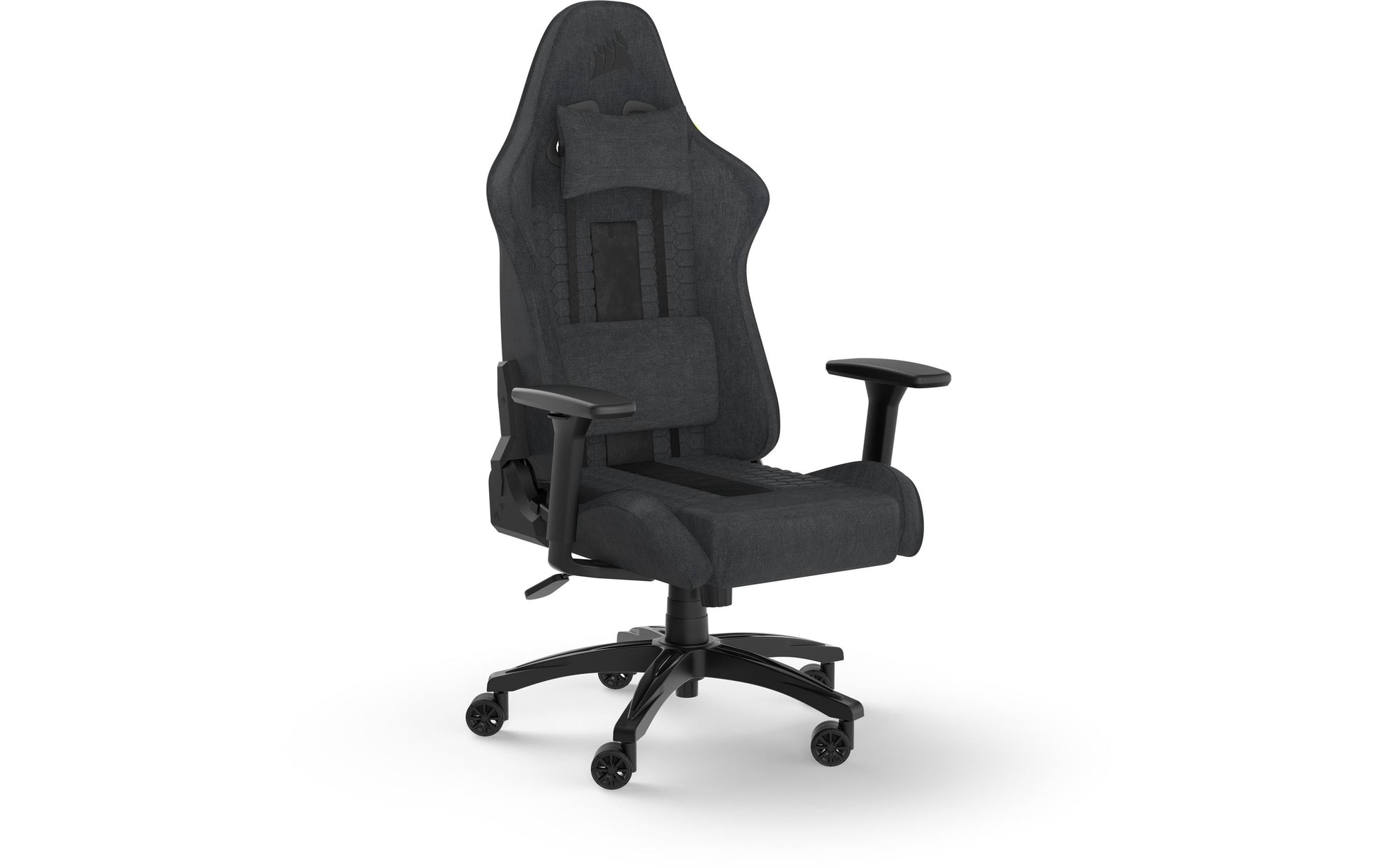 Corsair T100 Stoff Grau – 2D Armlehne