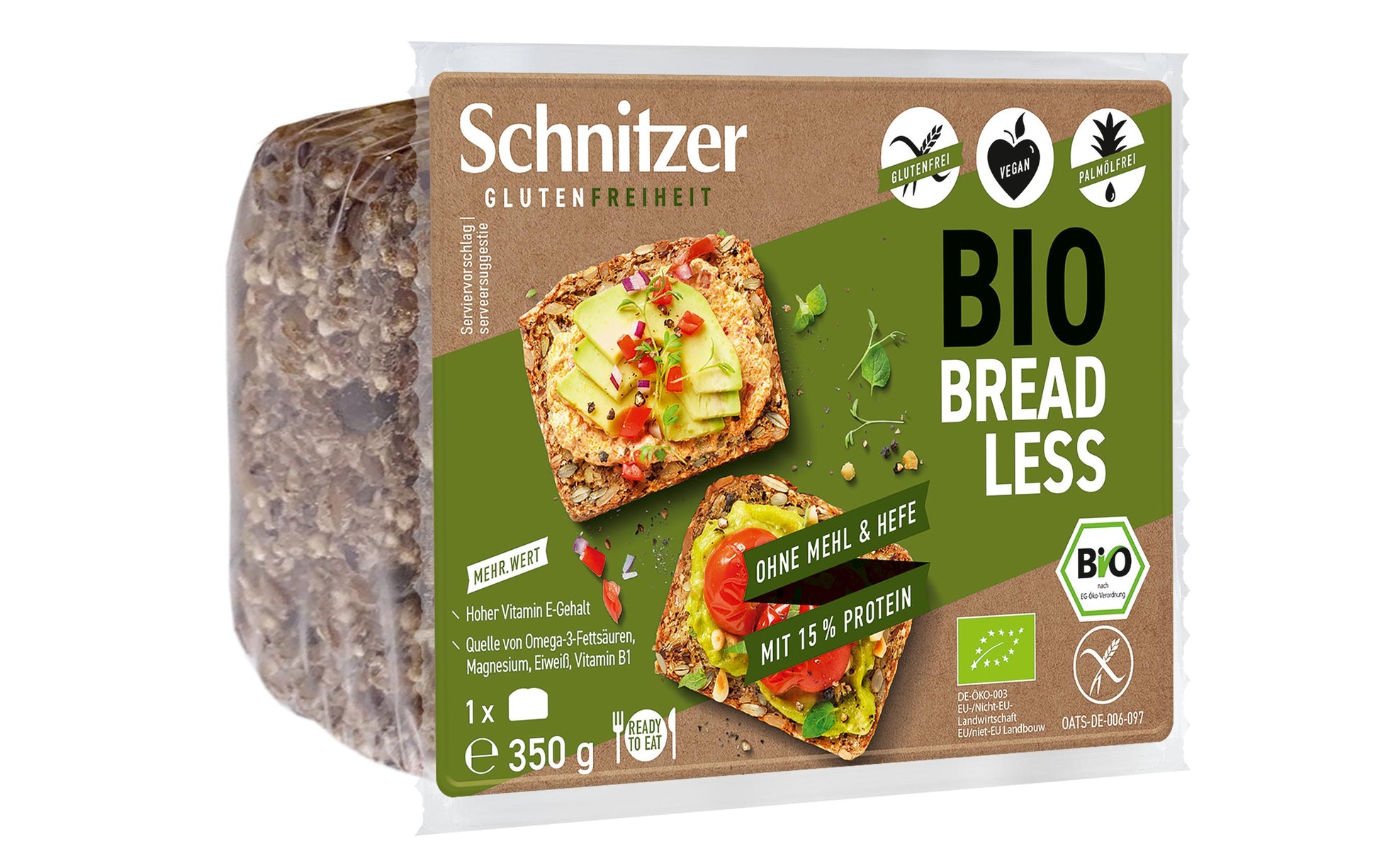 Schnitzer Brot – Saatenbrot, bio, glutenfrei – 350 g