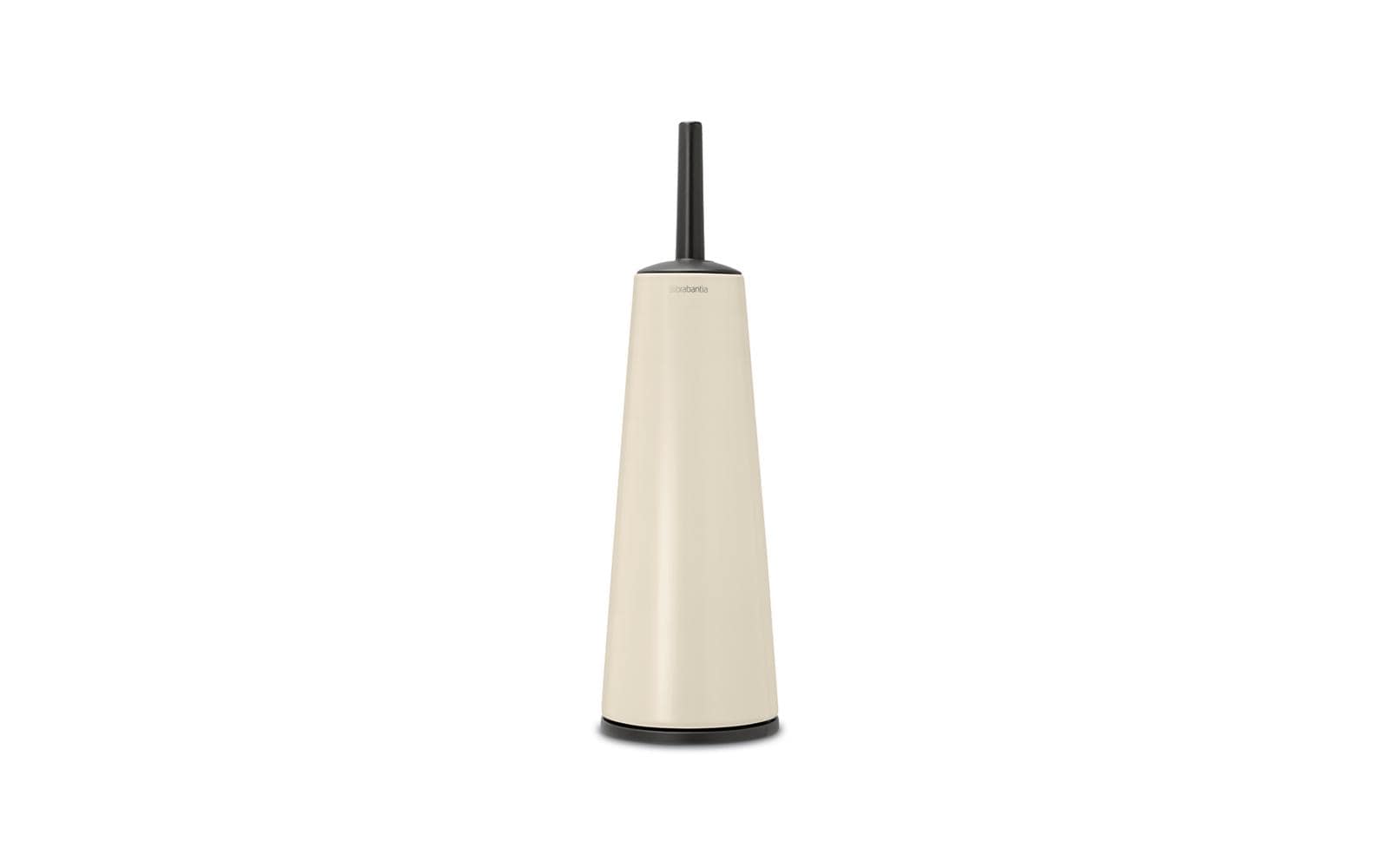 Brabantia ReNew – WC-Bürstenset – Kunststoff, Beige, rutschsicher, korrosionsbeständig, H 42 cm, Ø 12 cm