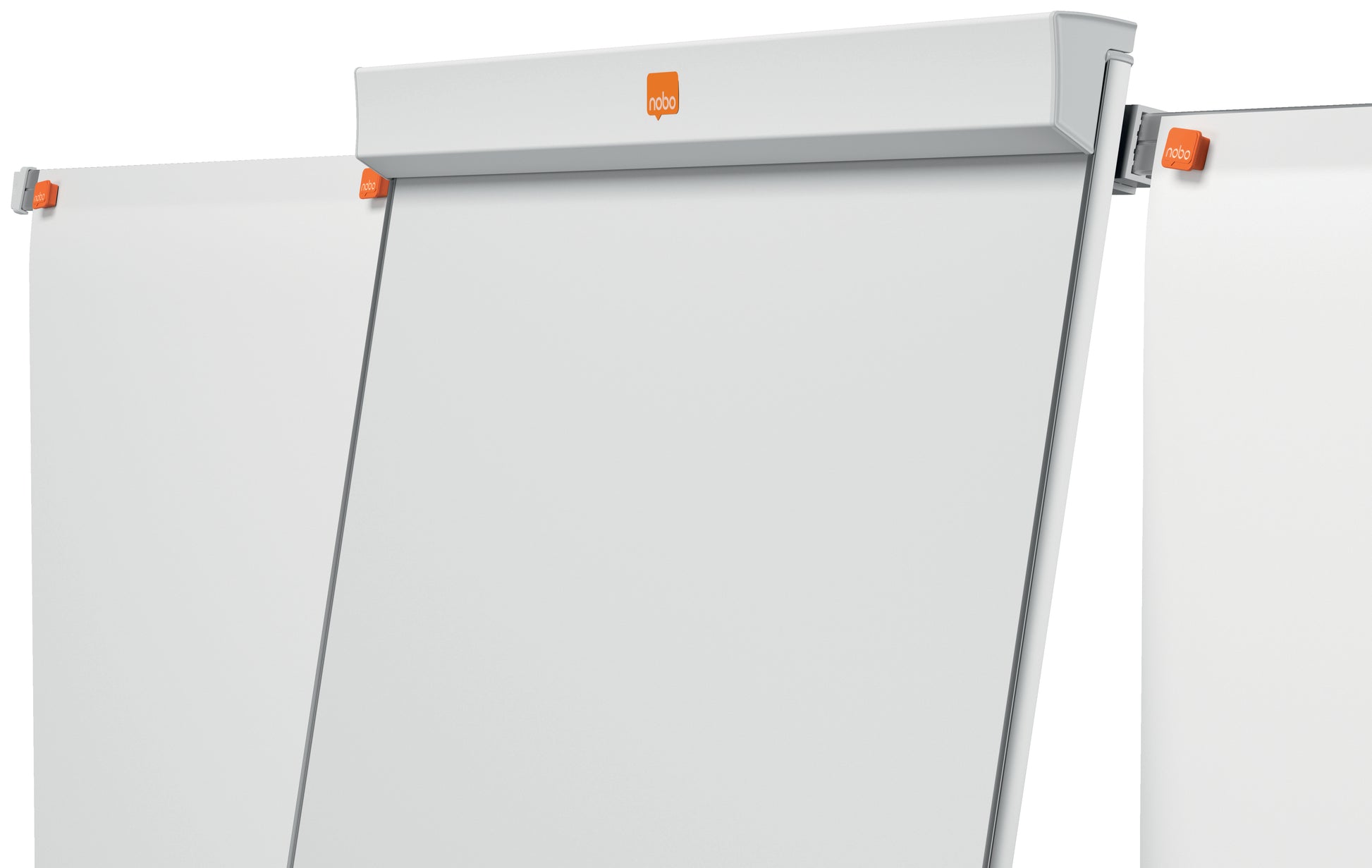 Nobo Impression Pro Flipchart Dreibein, magnetisch – 68,5 × 185 cm, mit 2 Seitenarmen