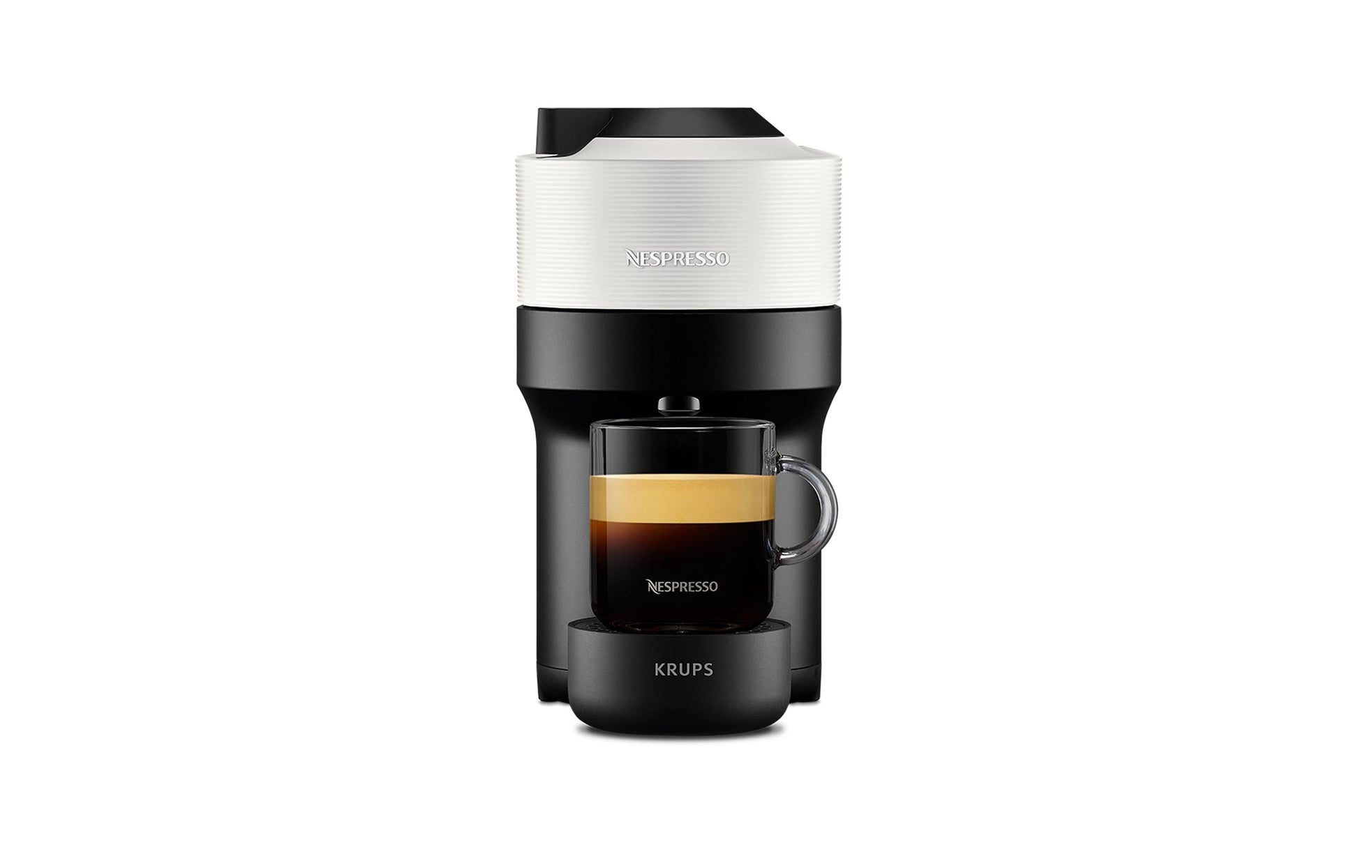 Krups Vertuo Pop Kapselmaschine – für Nespresso-Kapseln, 0,56 l, Weiss