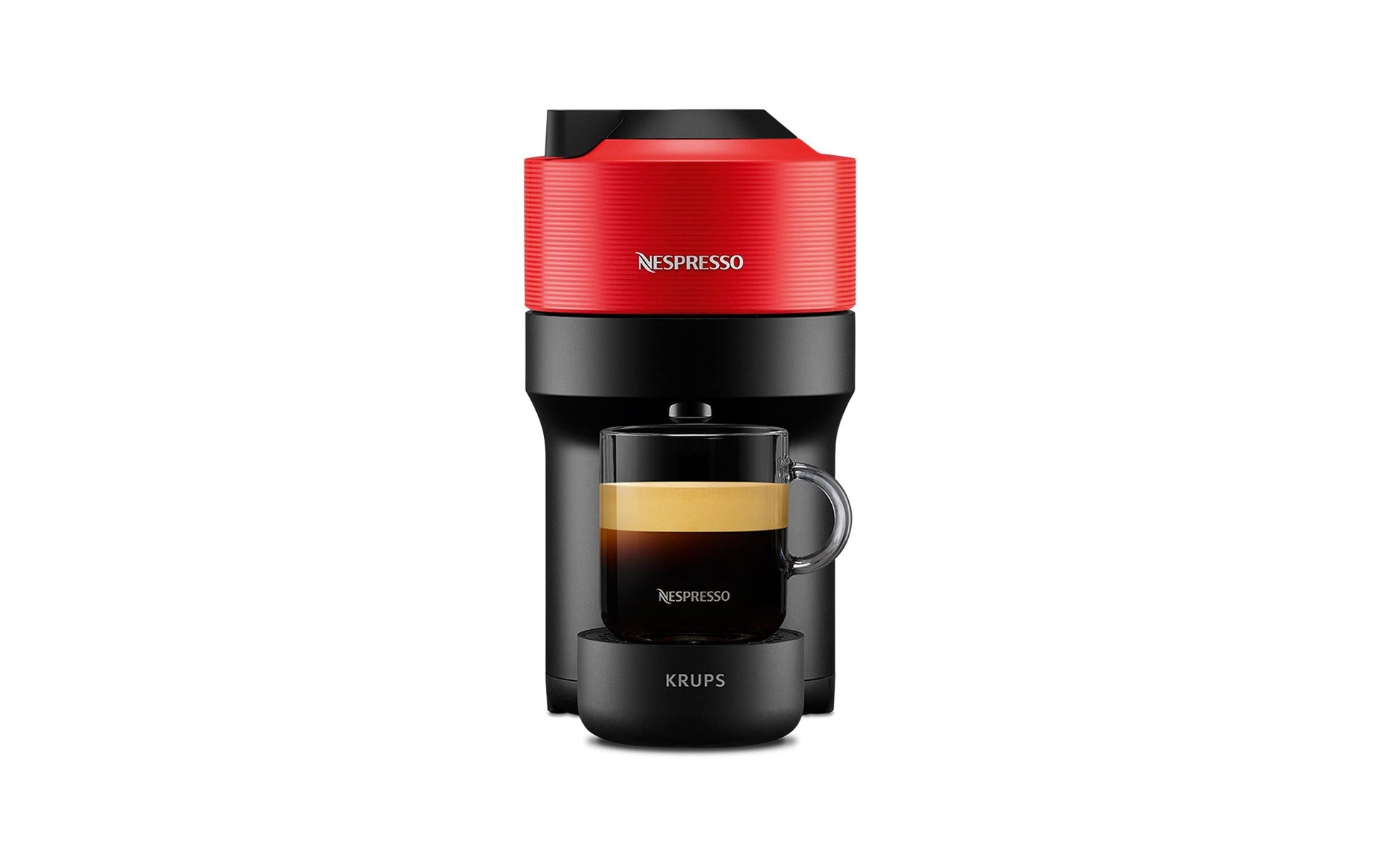 Krups Vertuo Pop XN9205CH Kapselmaschine – für Nespresso-Kapseln, 0,56 l, Rot