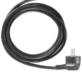 Bachmann Zuleitung Stromkabel – Schuko (CEE 7/7) – Offenes Ende, 3 m, 3×1,0 mm², Schwarz