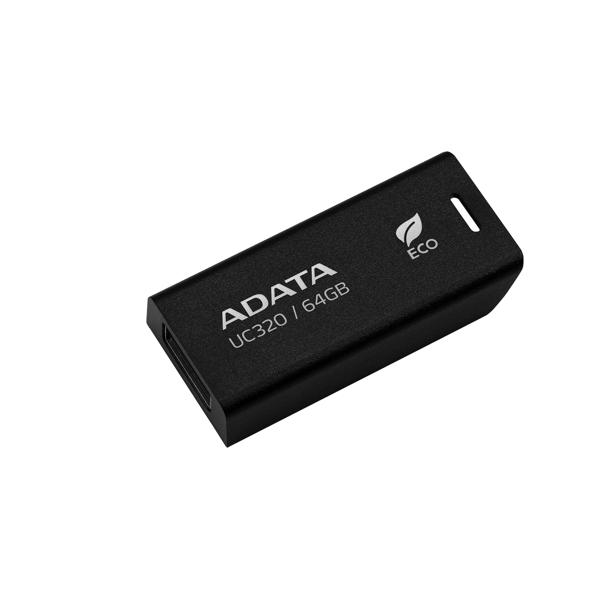 ADATA USB-Stick 64 GB – USB-A USB 3.2 Gen 1, ohne Deckel, Schwarz